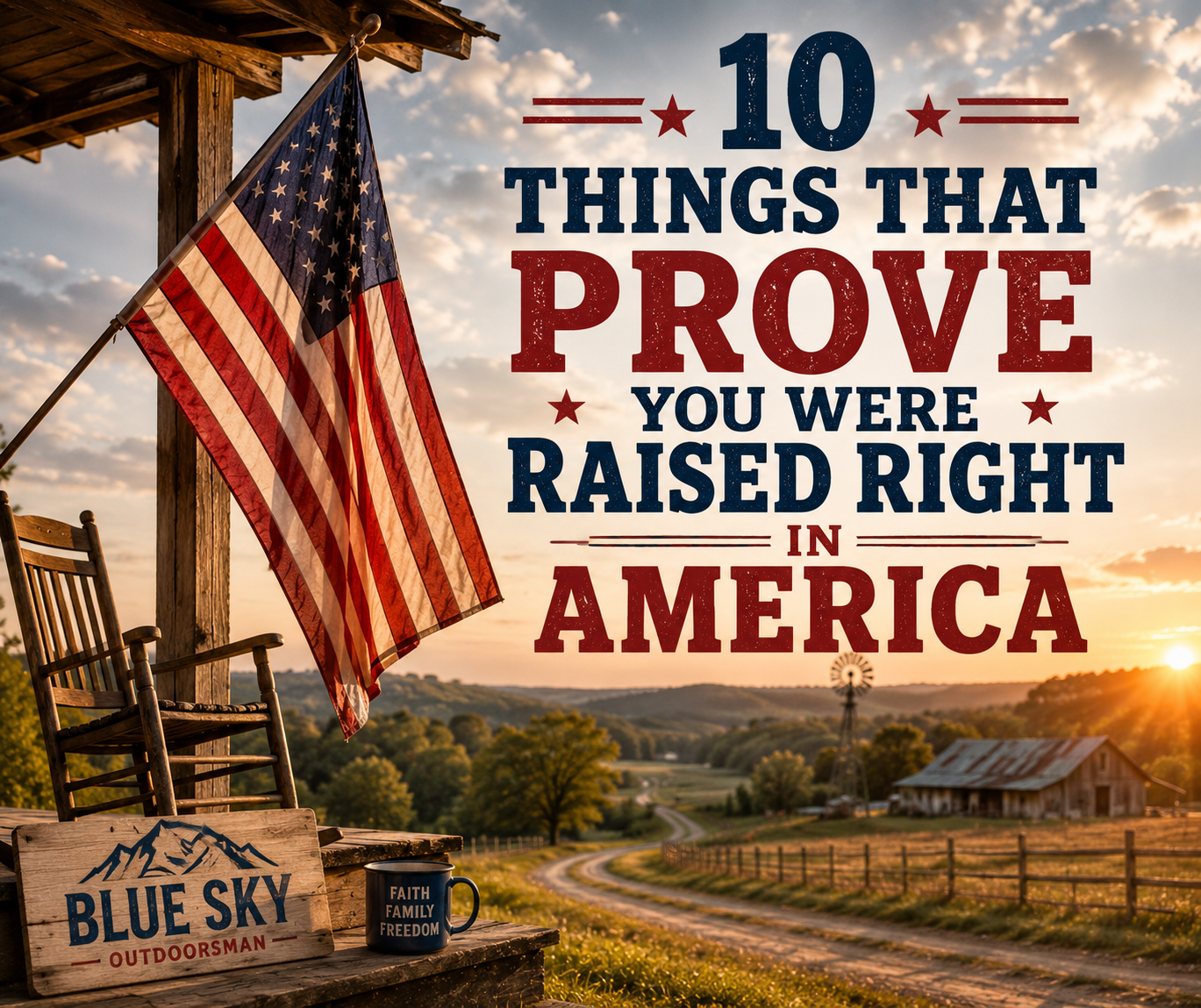 10 Things That Prove You Were Raised Right in America