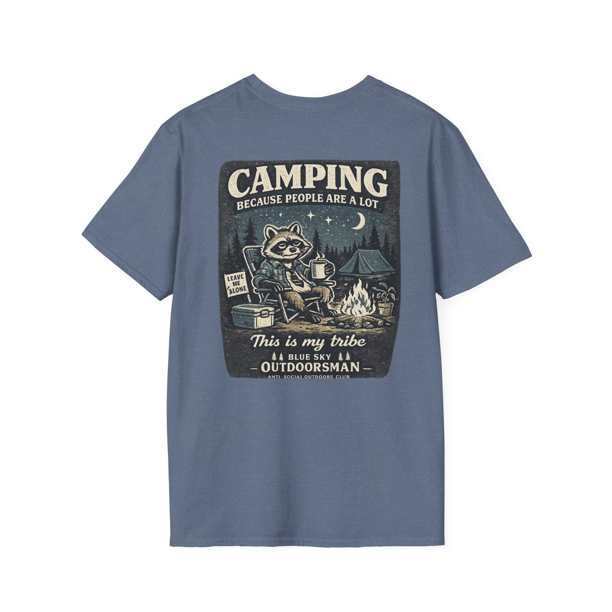 Camping Raccoon T-Shirt