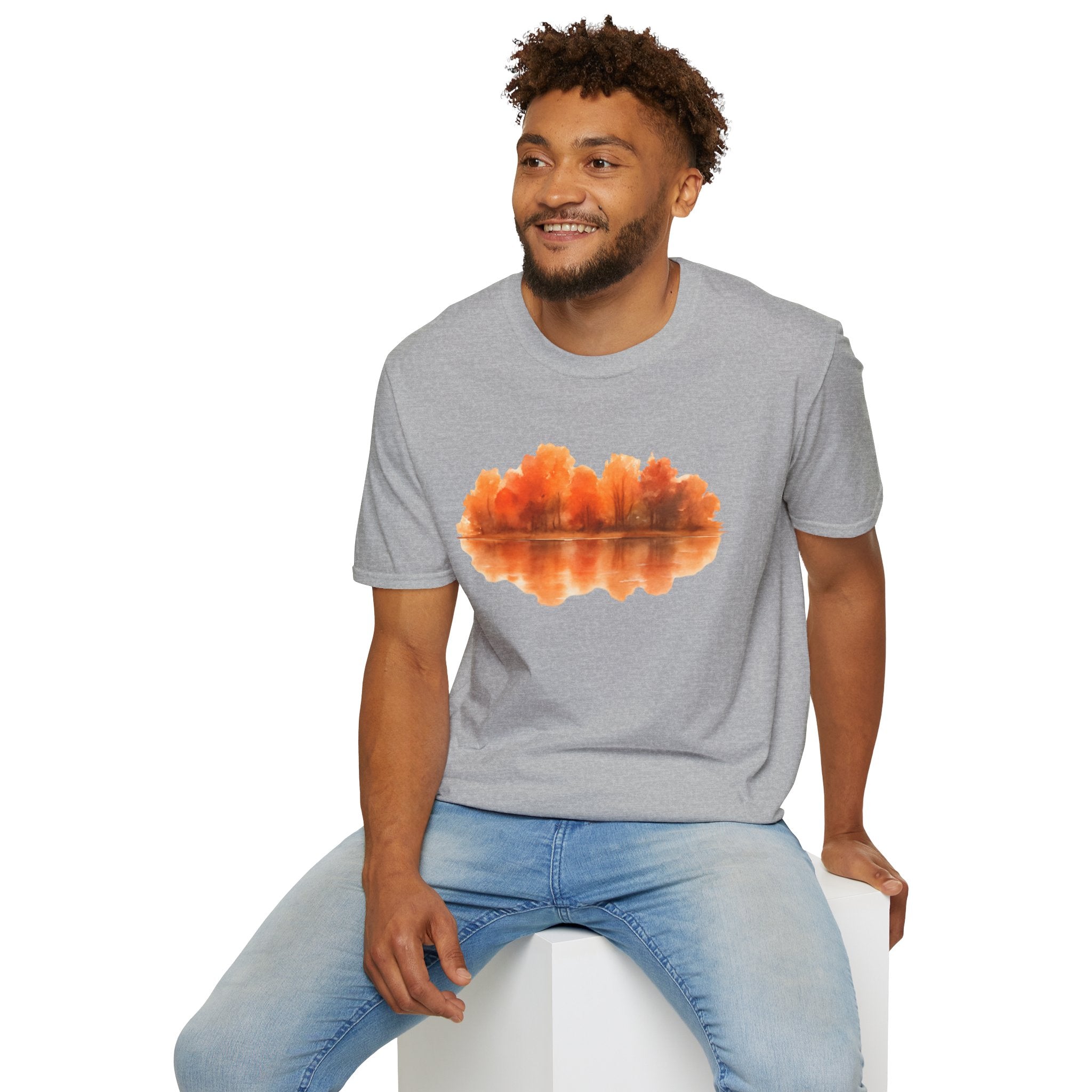 Autumn Lake Reflection T-Shirt