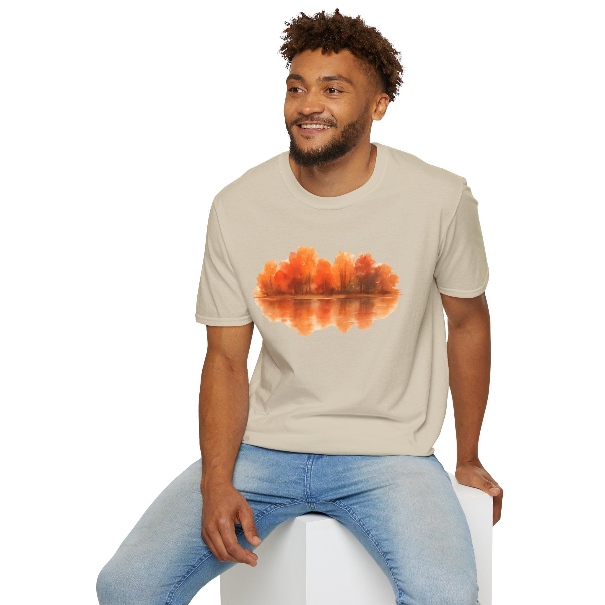Autumn Lake Reflection T-Shirt