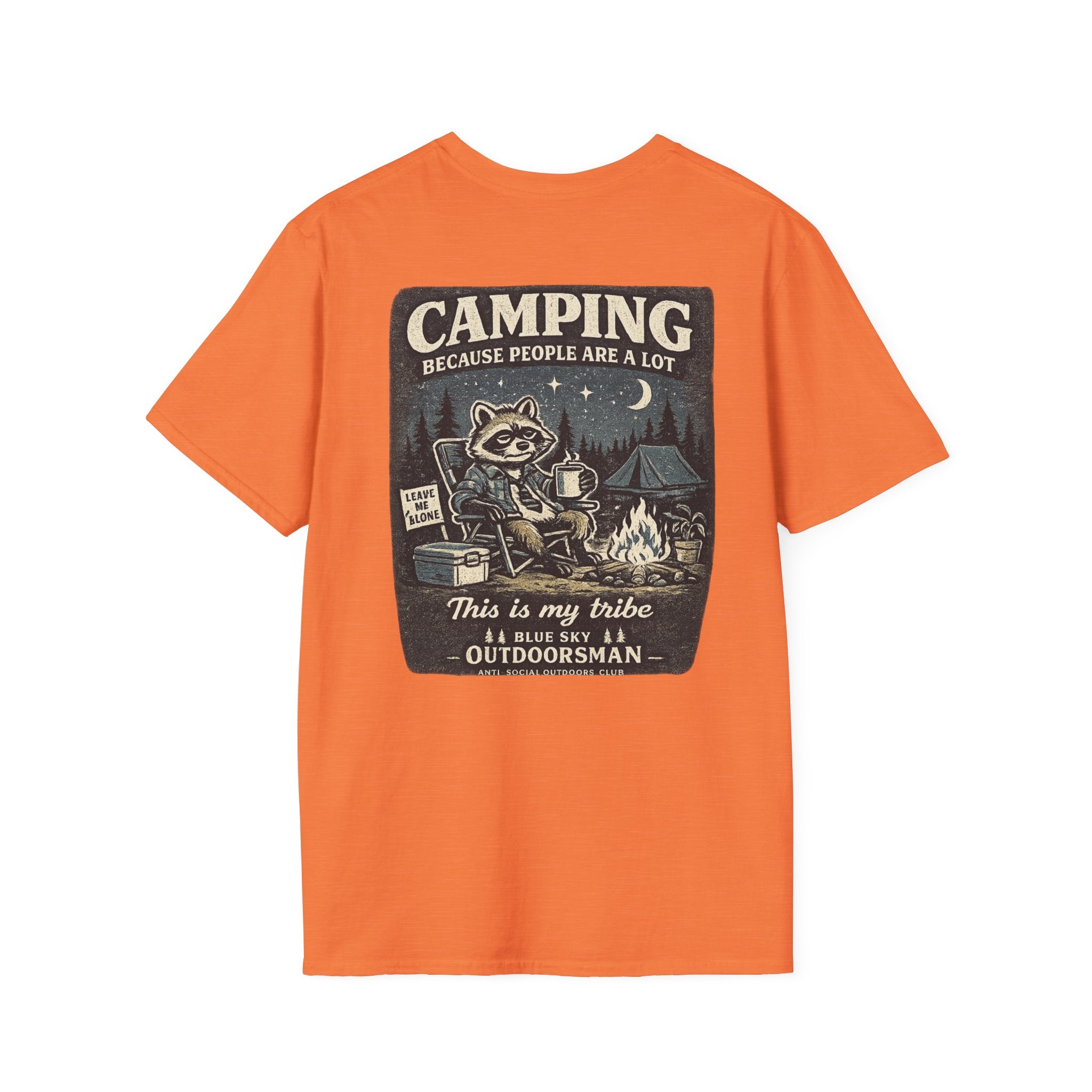 Camping Raccoon T-Shirt