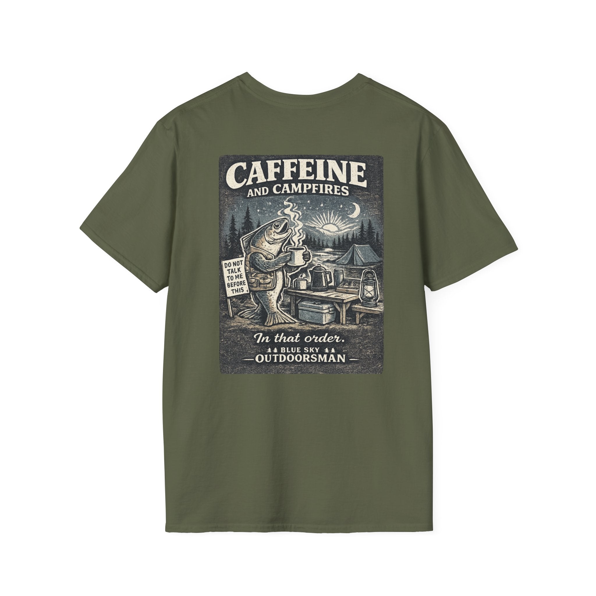 Caffeine & Campfires T-Shirt