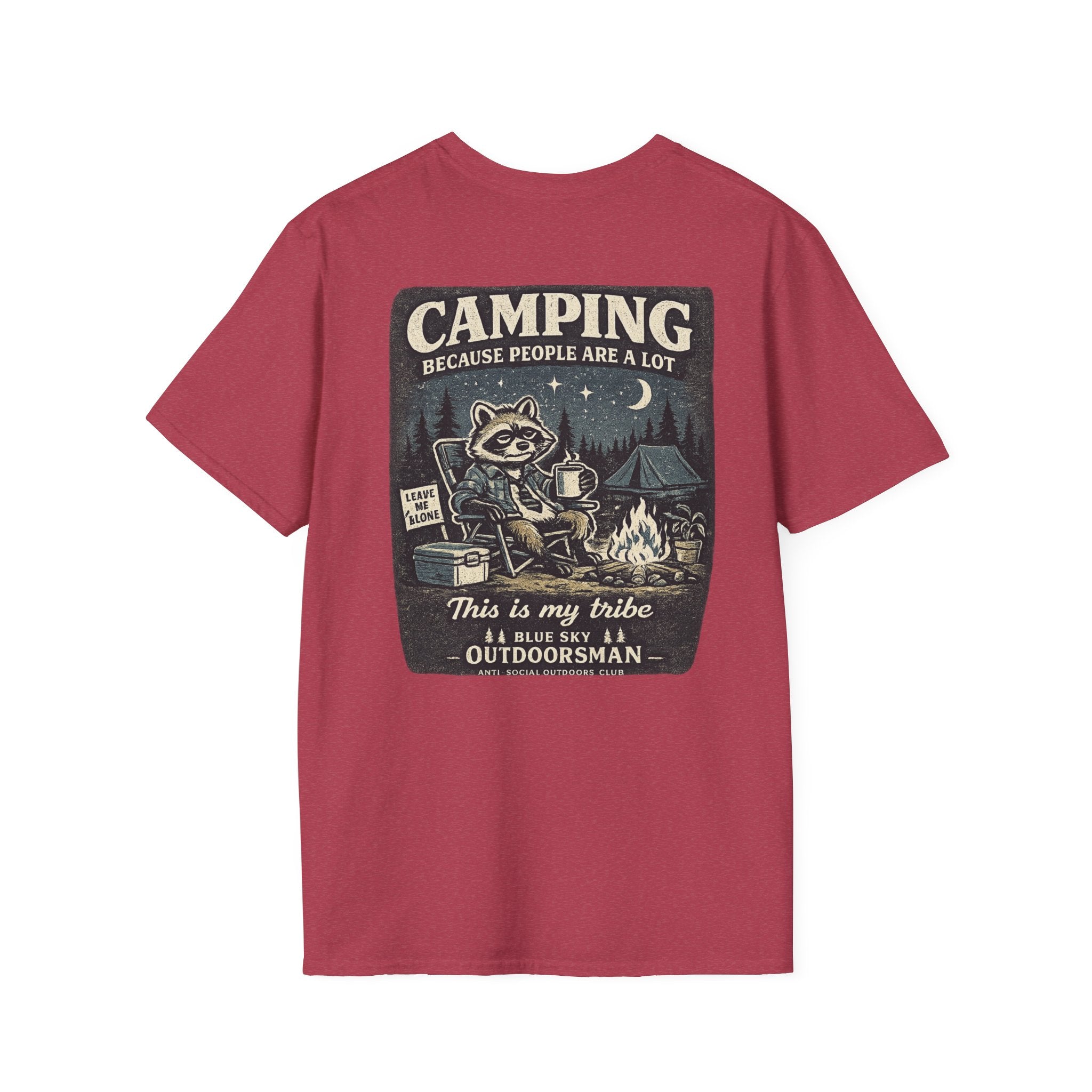 Camping Raccoon T-Shirt
