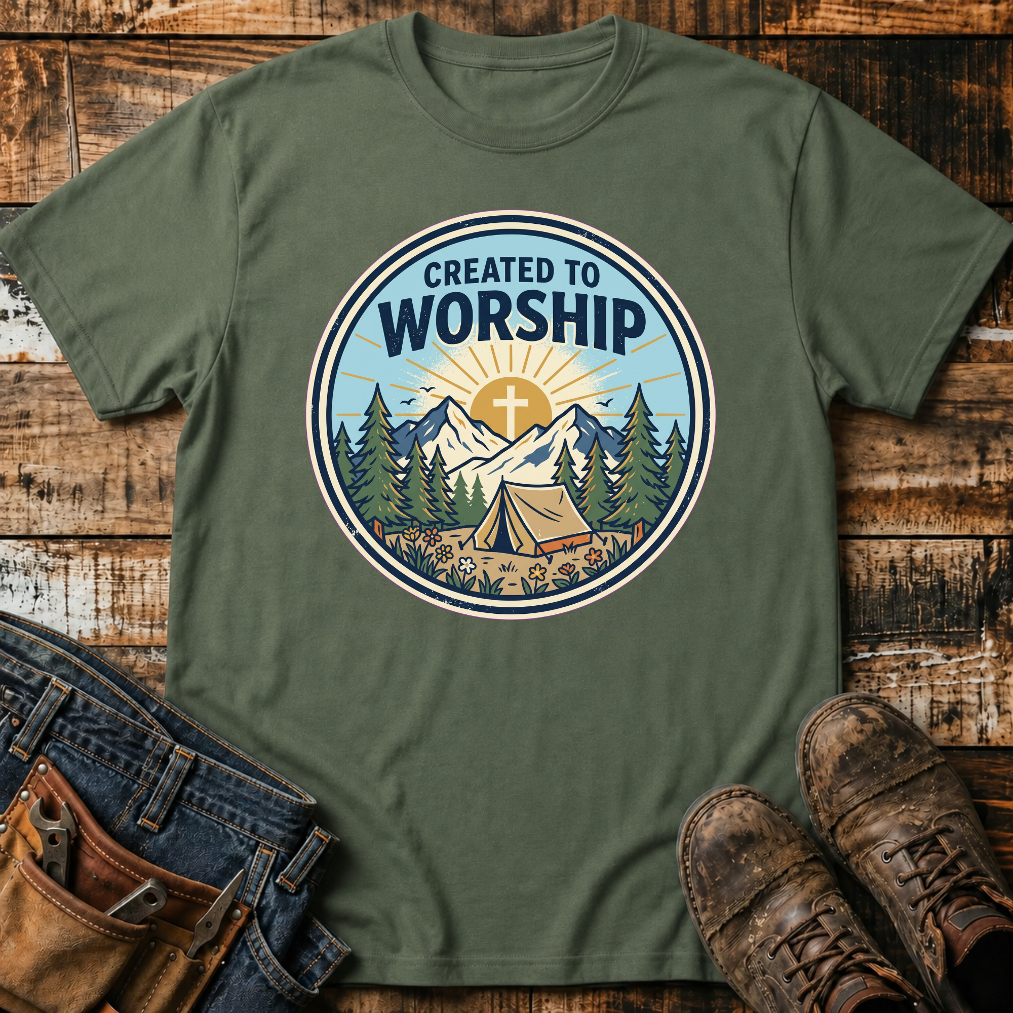 Created to Worship T-Shirt