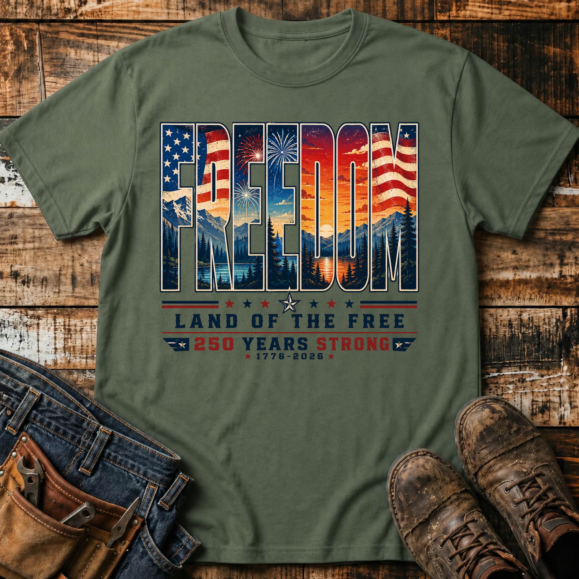 Freedom Patriotic T-Shirt