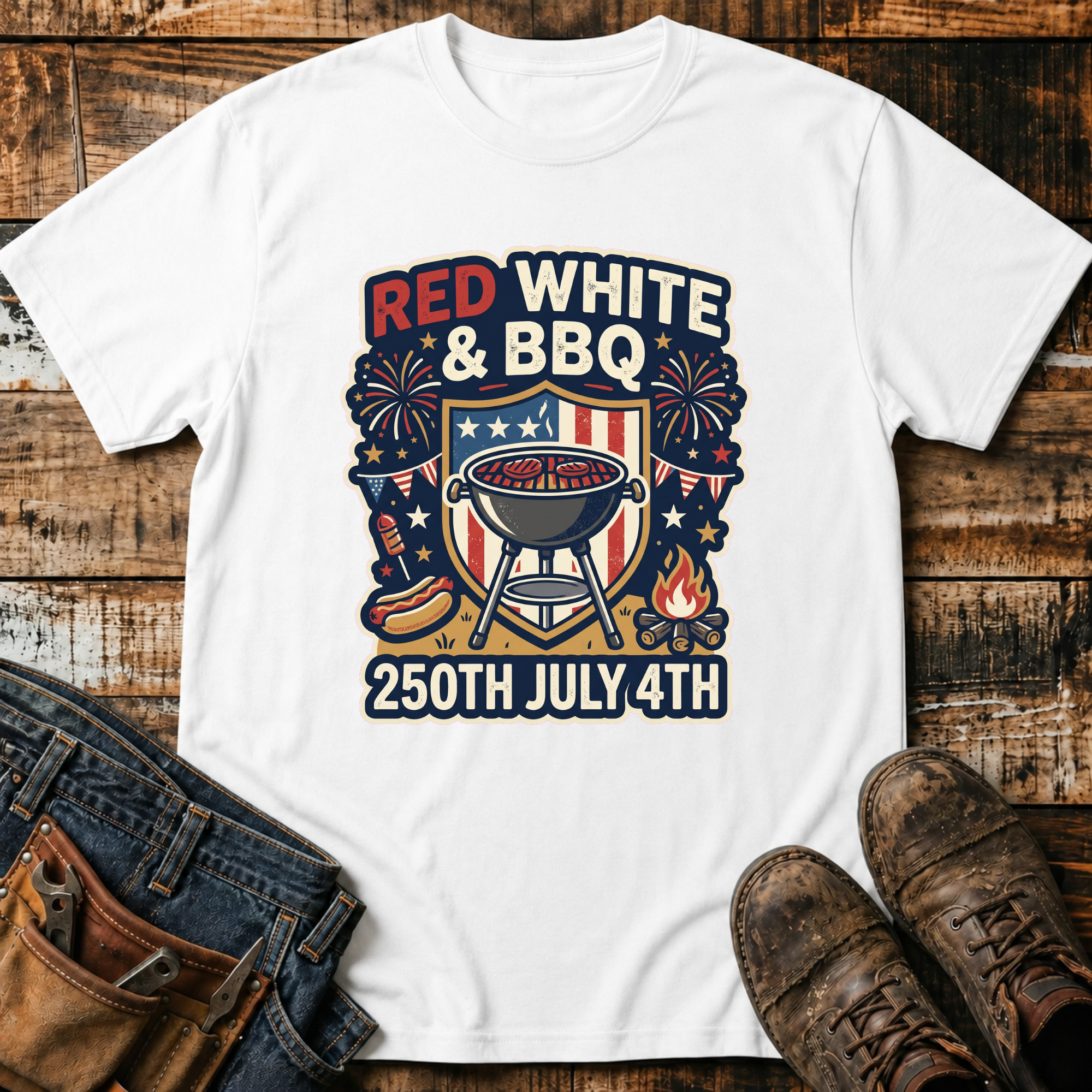 Red White & BBQ T-Shirt