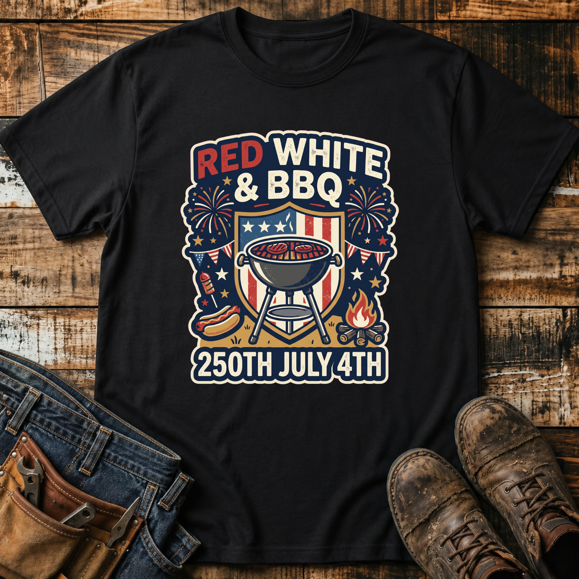 Red White & BBQ T-Shirt