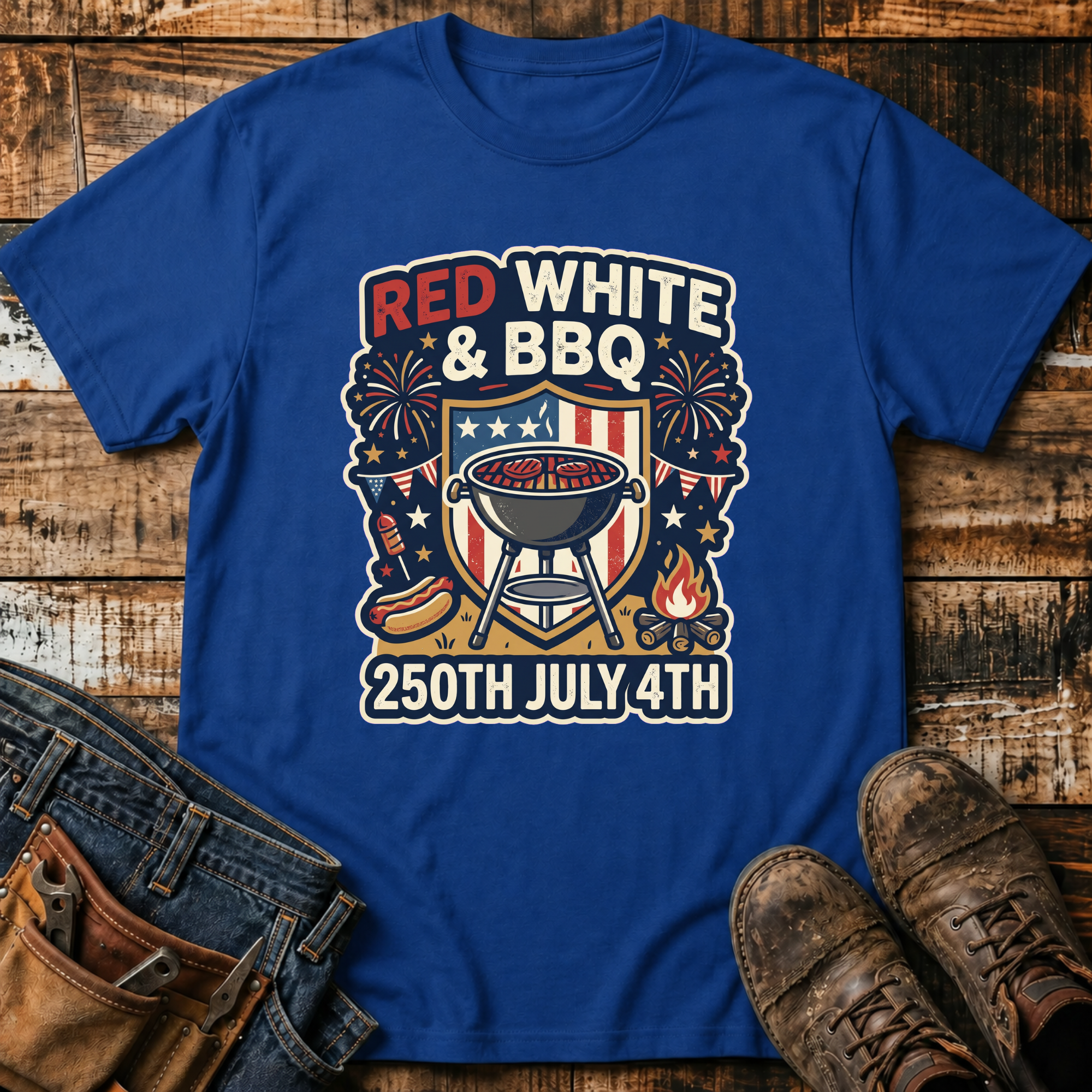 Red White & BBQ T-Shirt