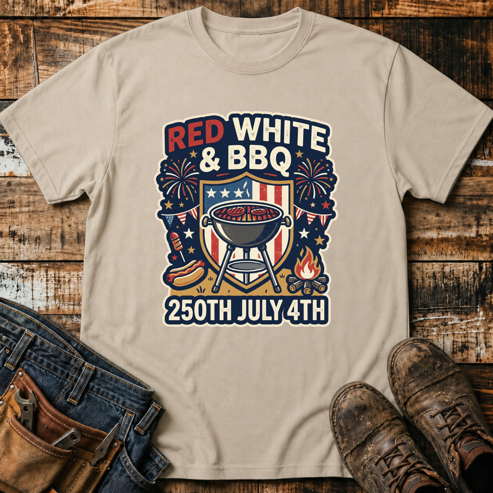 Red White & BBQ T-Shirt