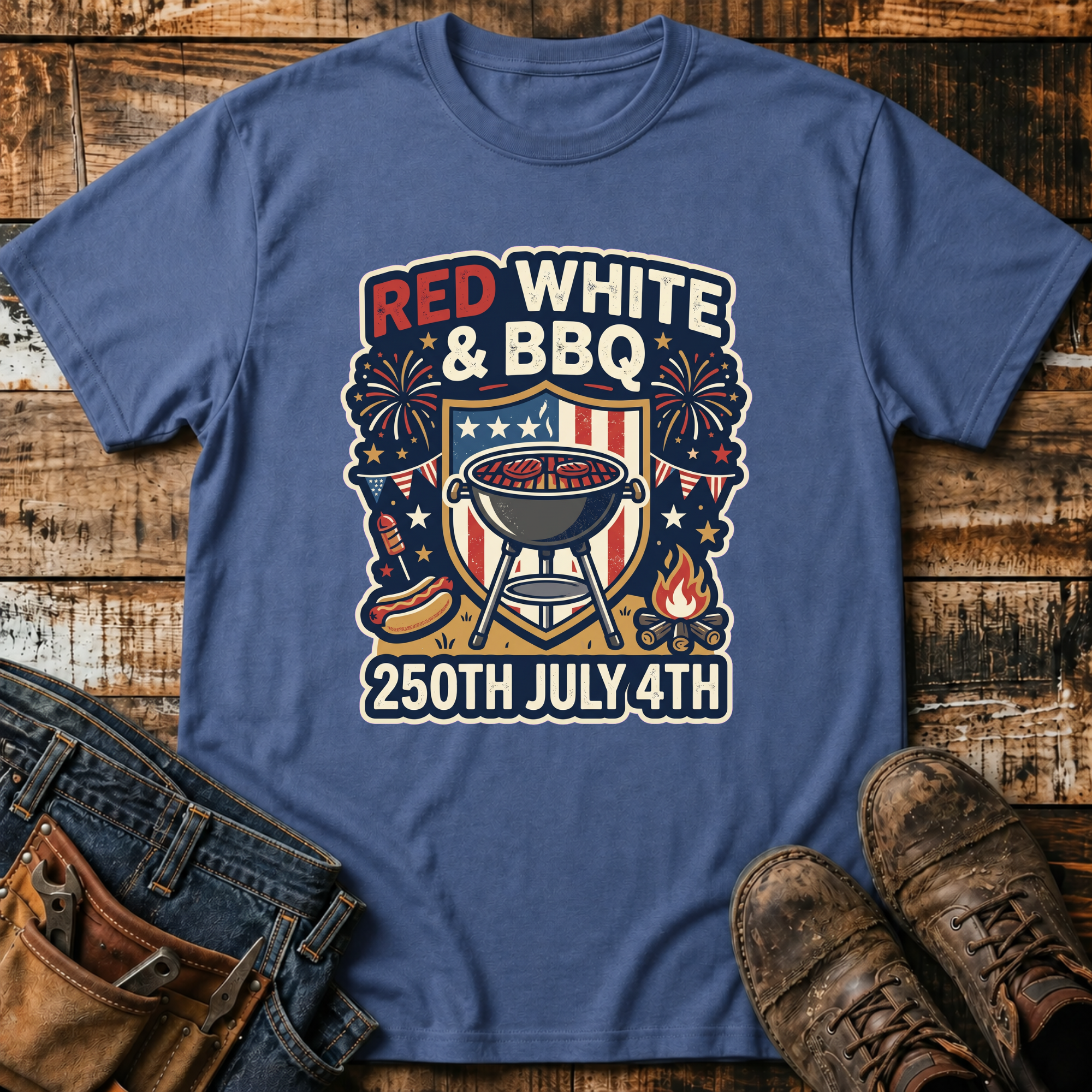 Red White & BBQ T-Shirt