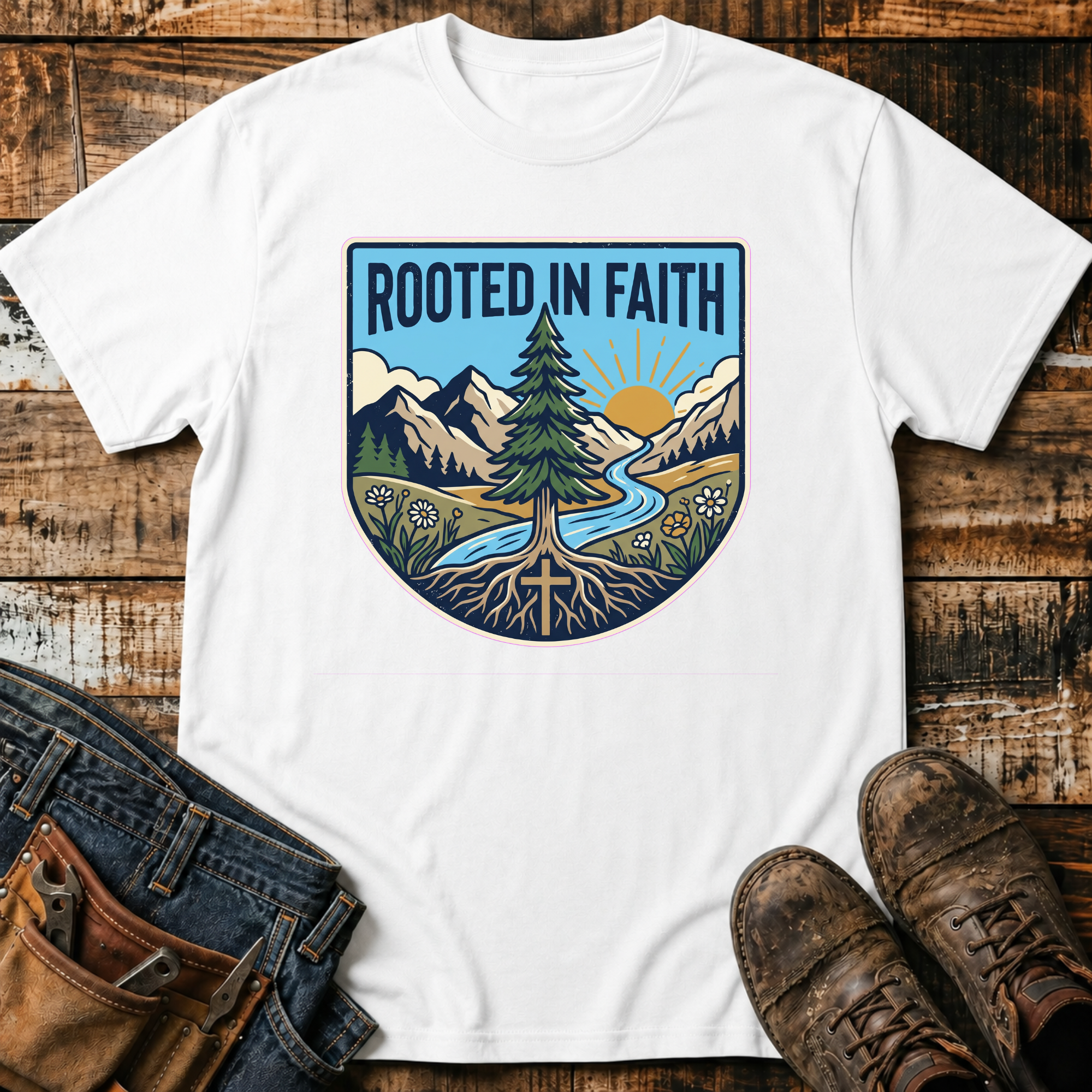 Rooted in Faith T-Shirt