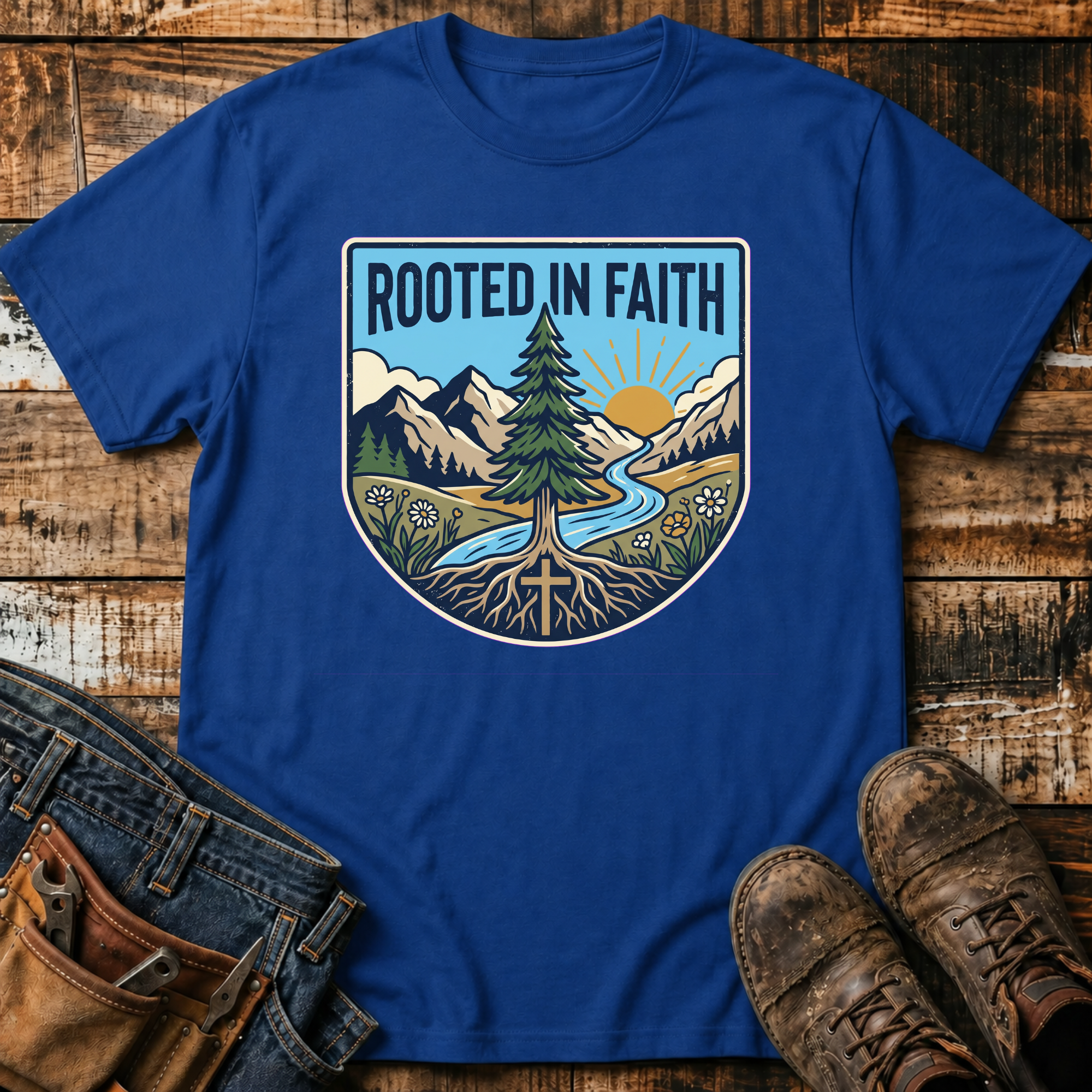 Rooted in Faith T-Shirt