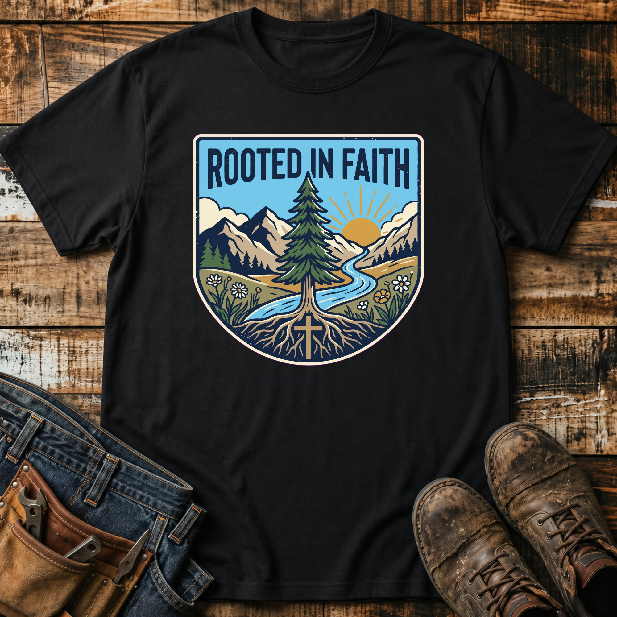 Rooted in Faith T-Shirt