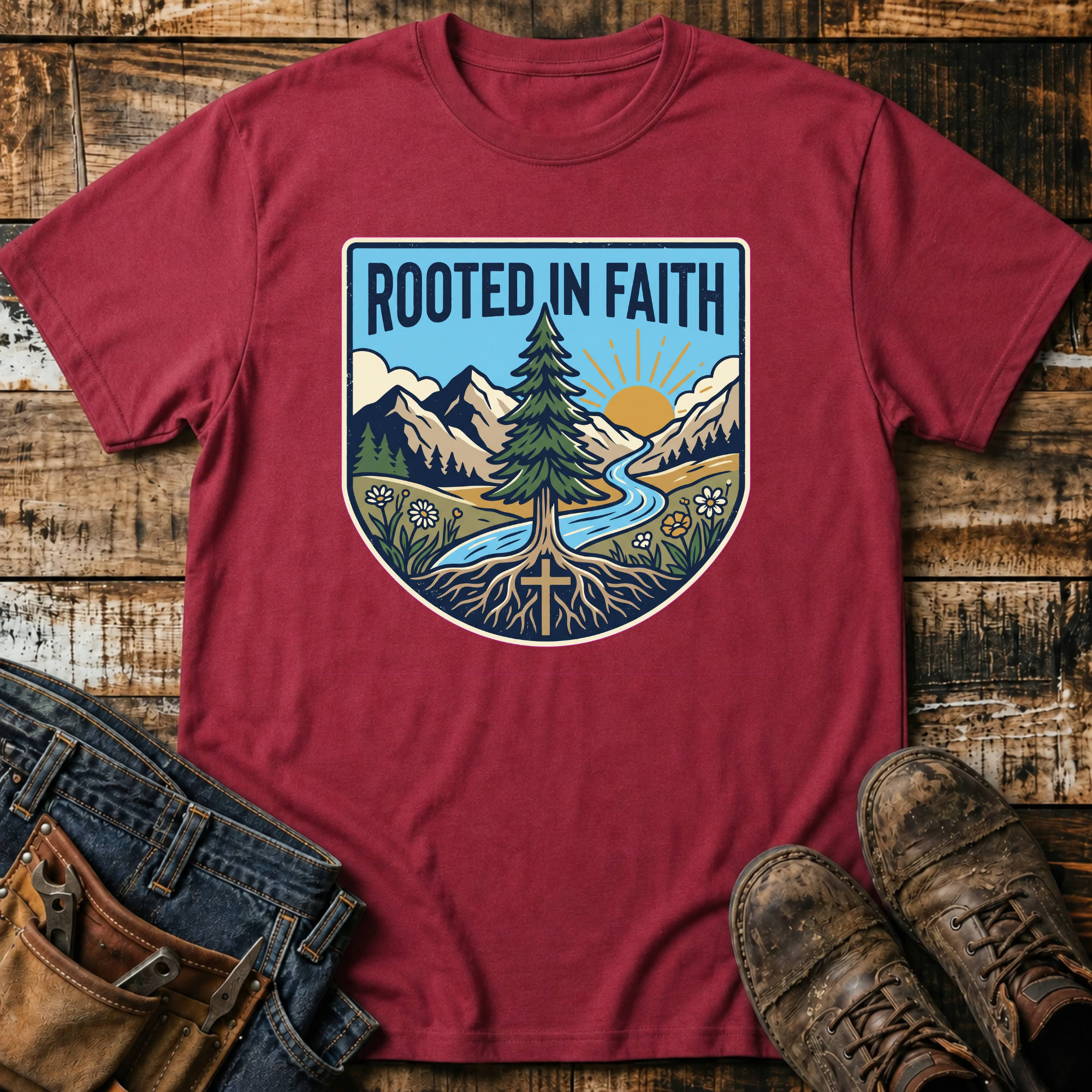 Rooted in Faith T-Shirt