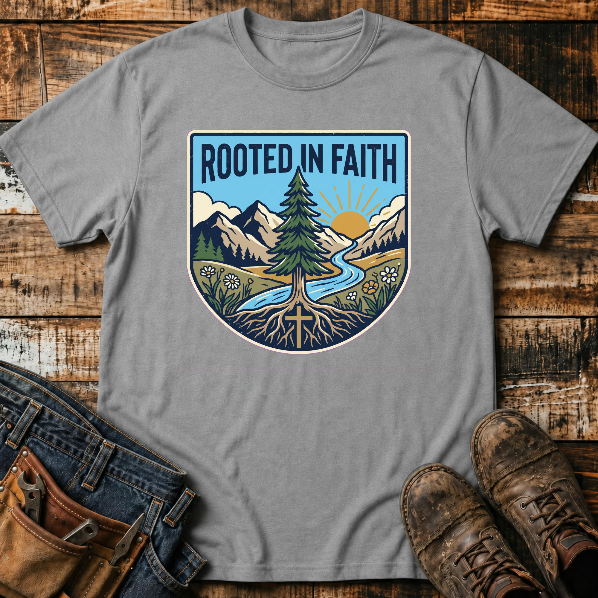 Rooted in Faith T-Shirt