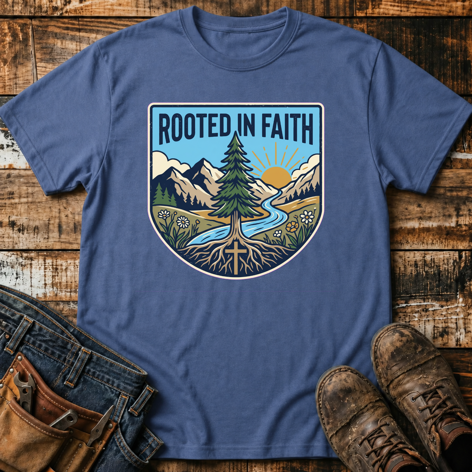 Rooted in Faith T-Shirt