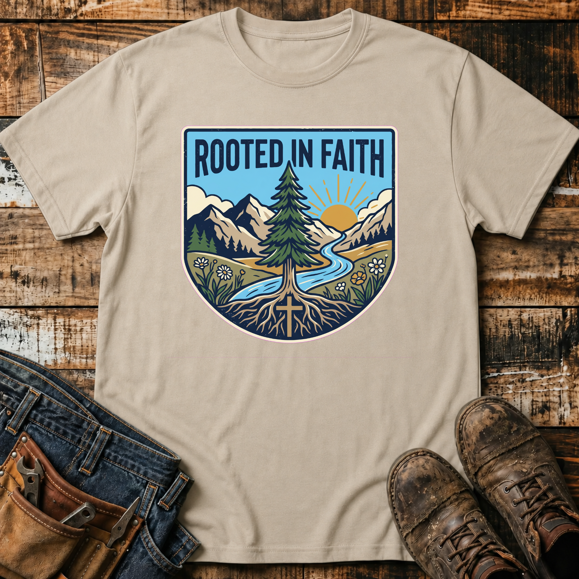 Rooted in Faith T-Shirt