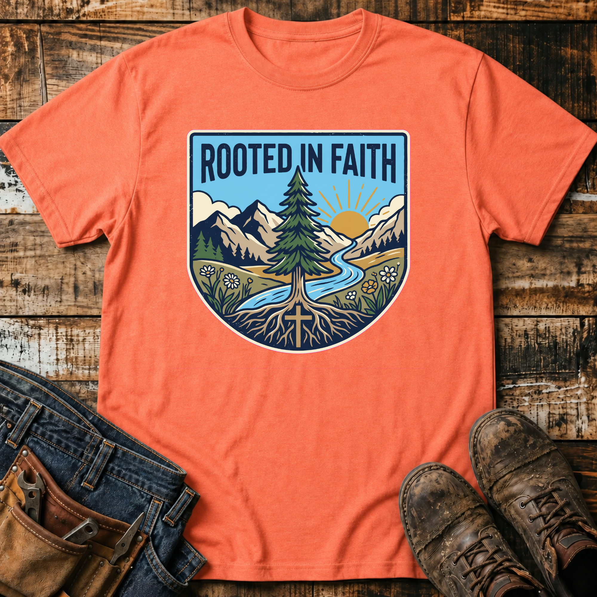Rooted in Faith T-Shirt