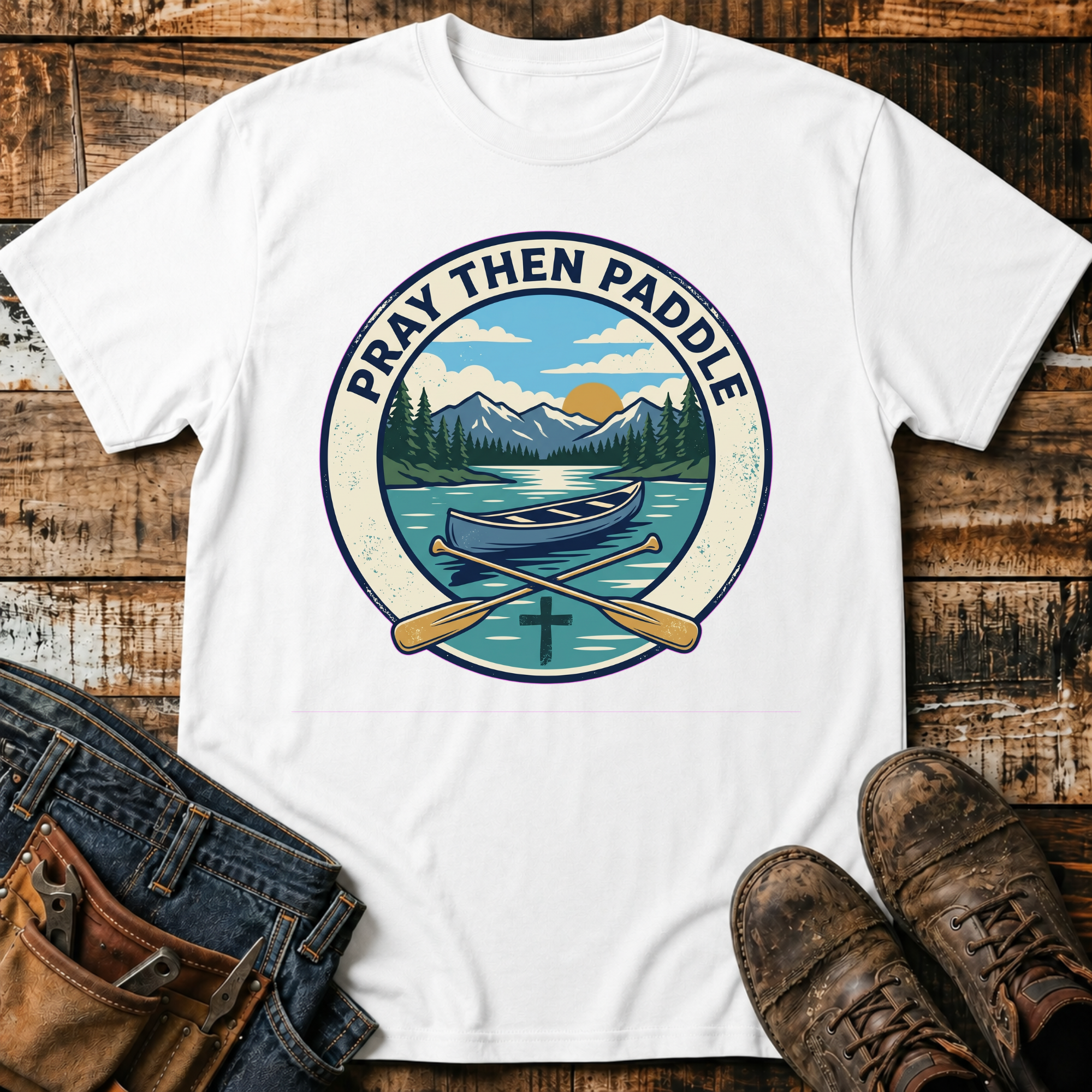 Pray Then Paddle T-Shirt