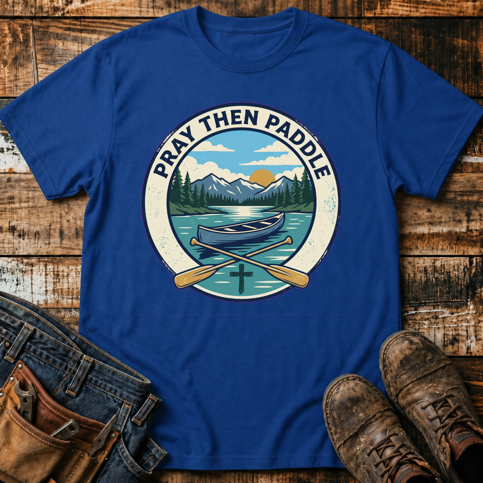 Pray Then Paddle T-Shirt