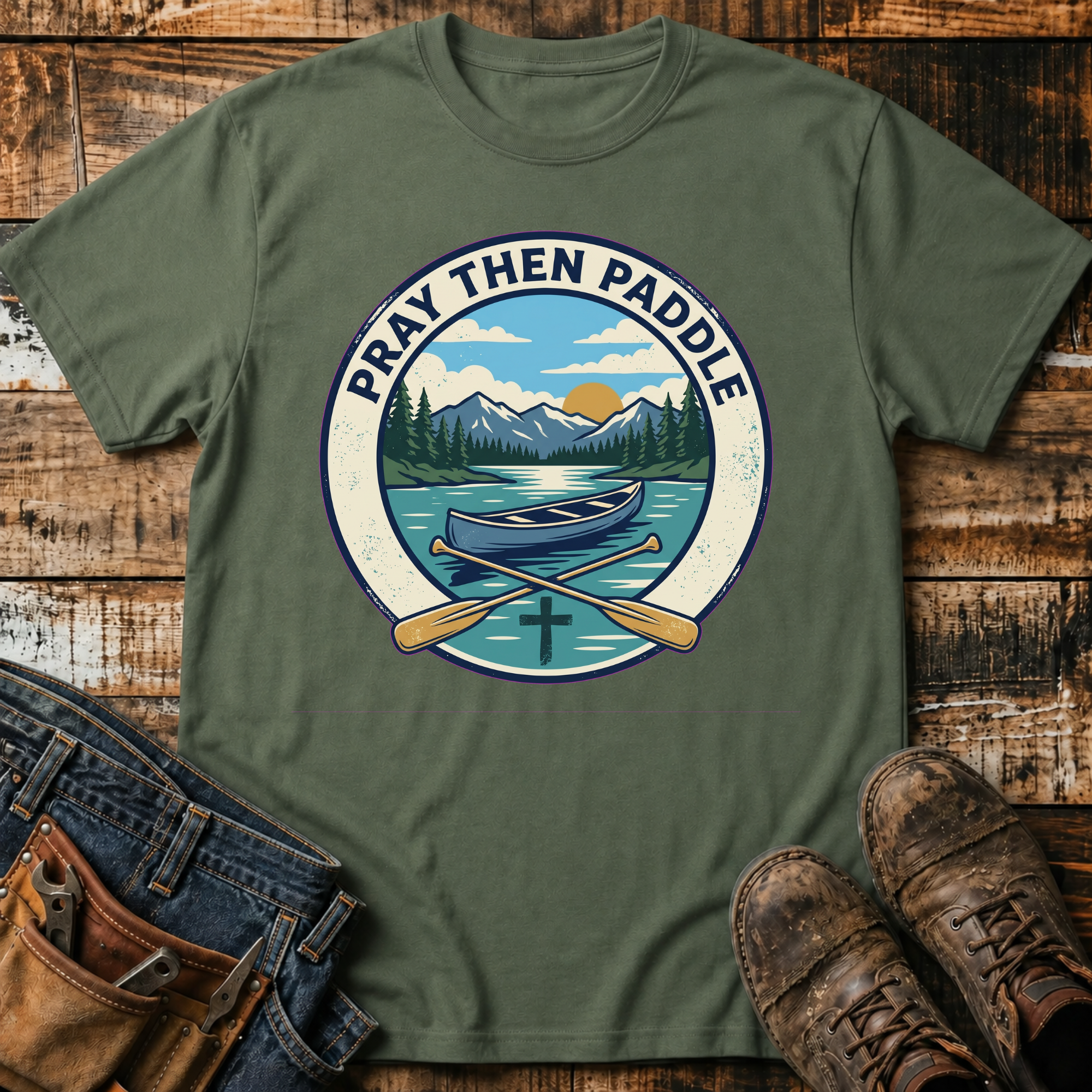 Pray Then Paddle T-Shirt