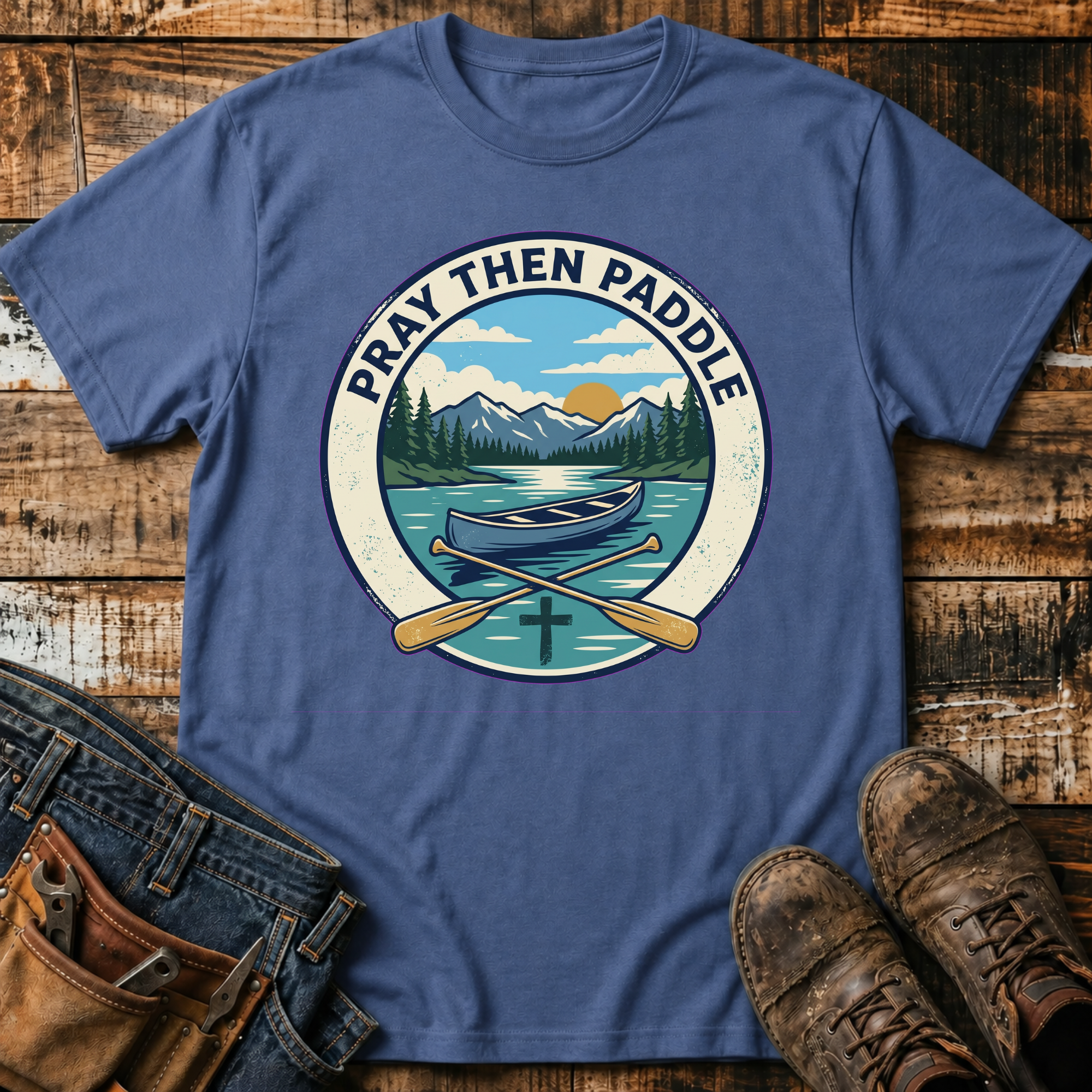 Pray Then Paddle T-Shirt