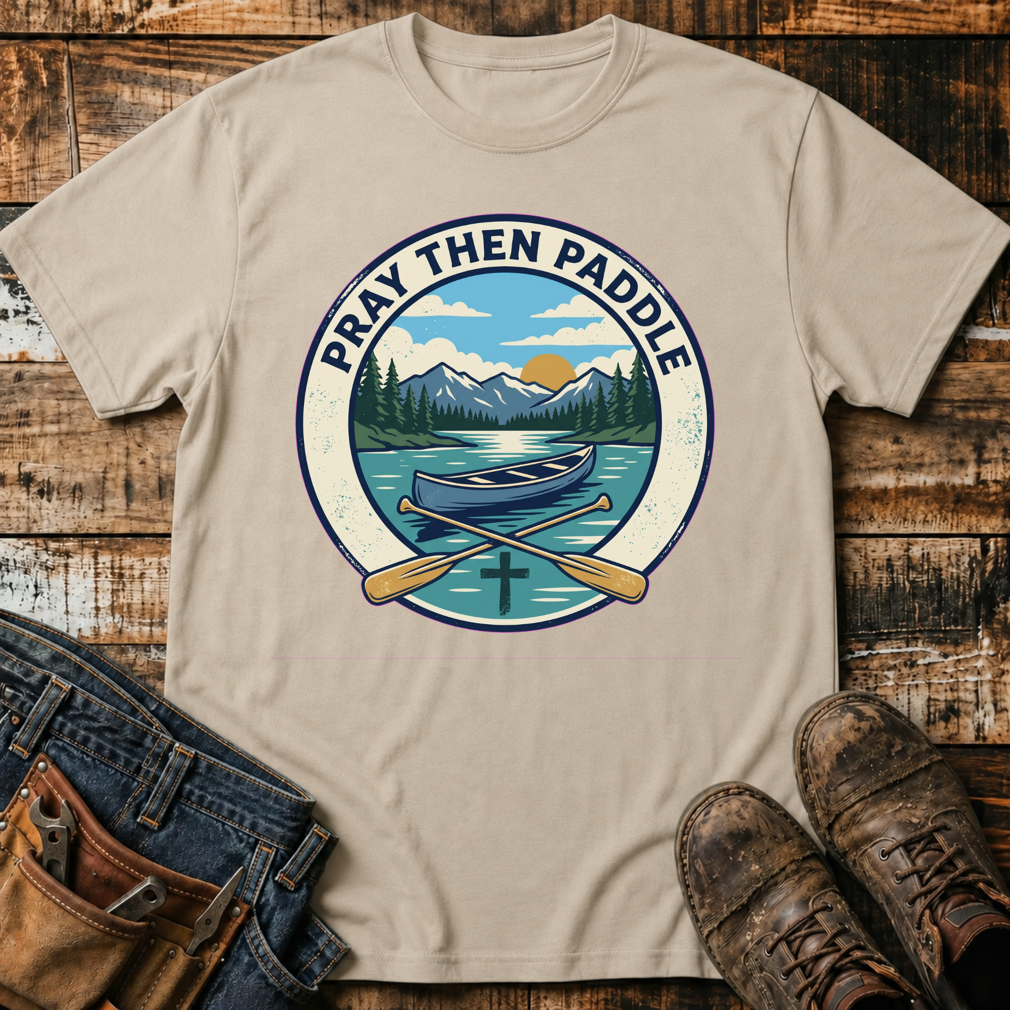 Pray Then Paddle T-Shirt