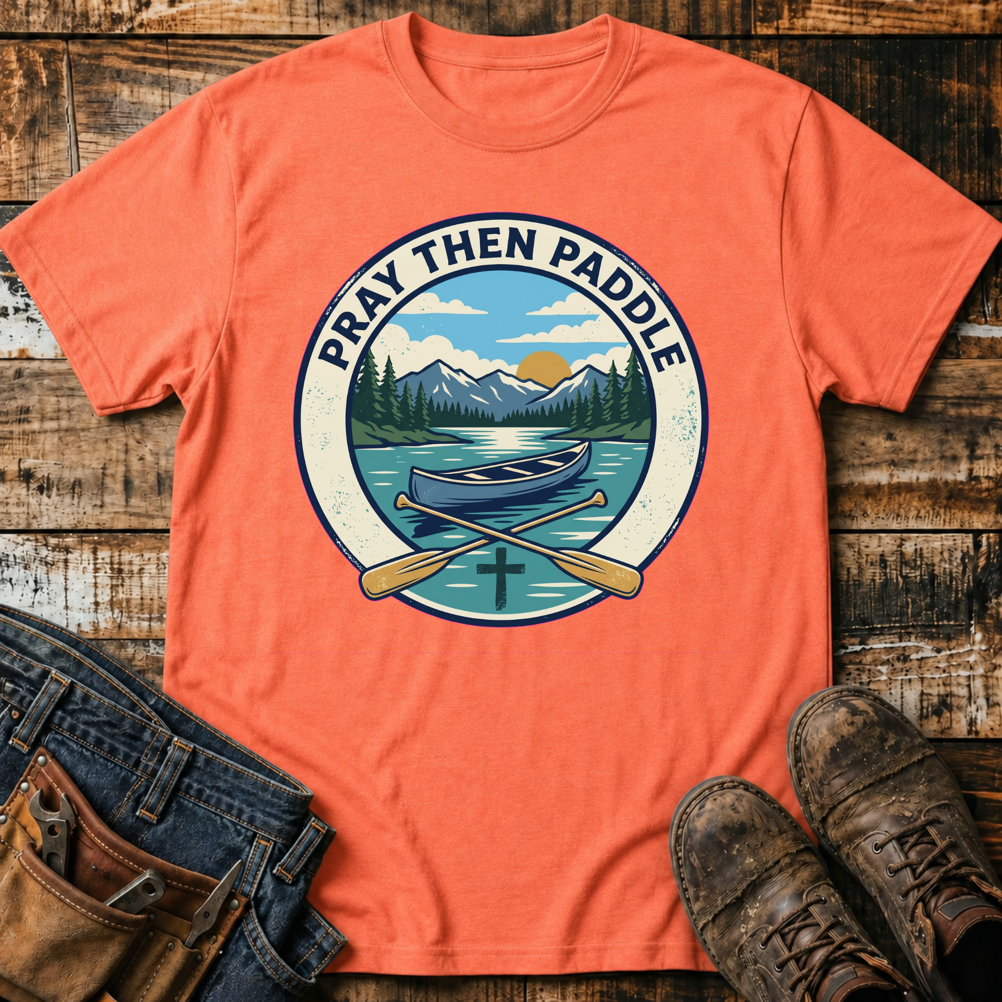 Pray Then Paddle T-Shirt