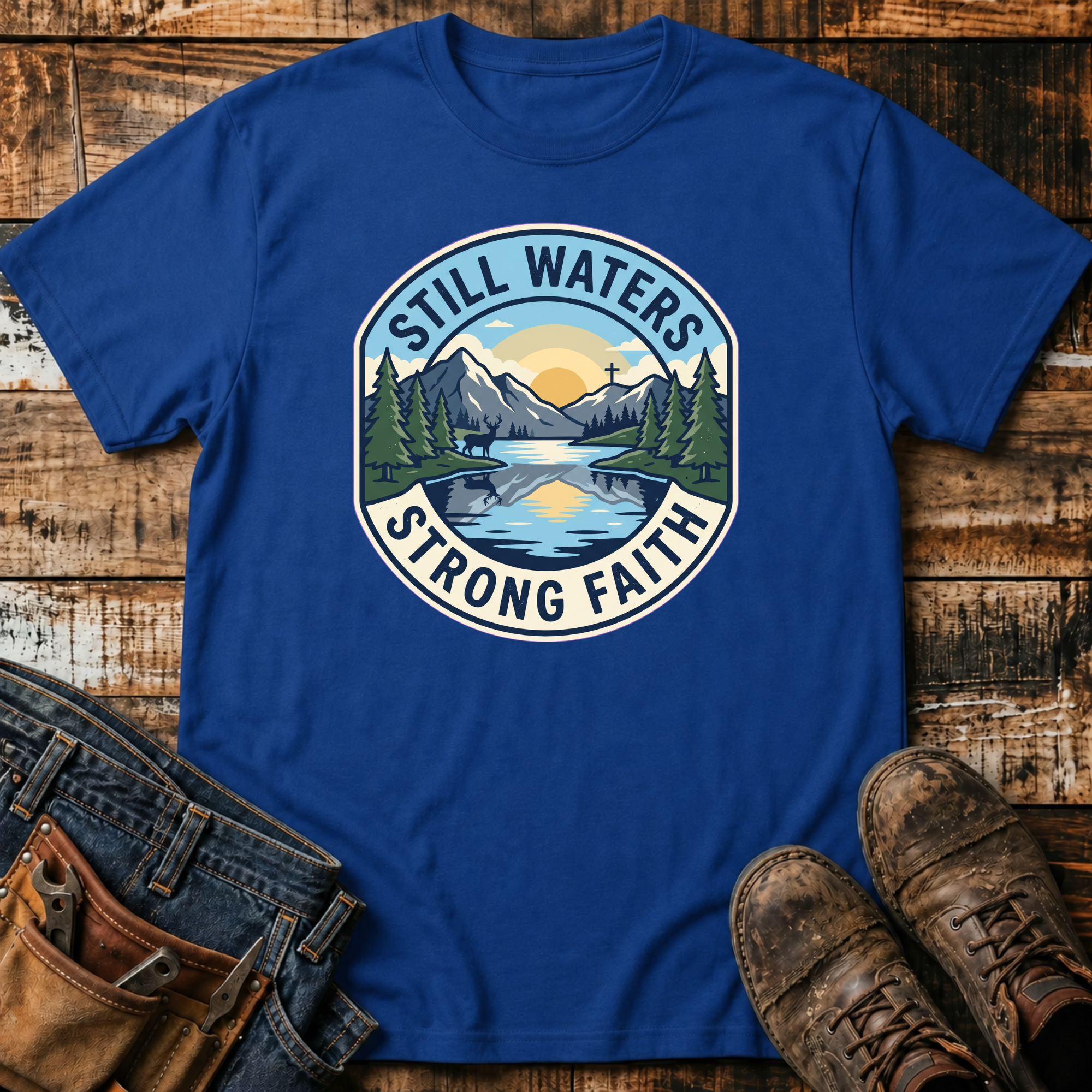 Still Waters Strong Faith T-Shirt