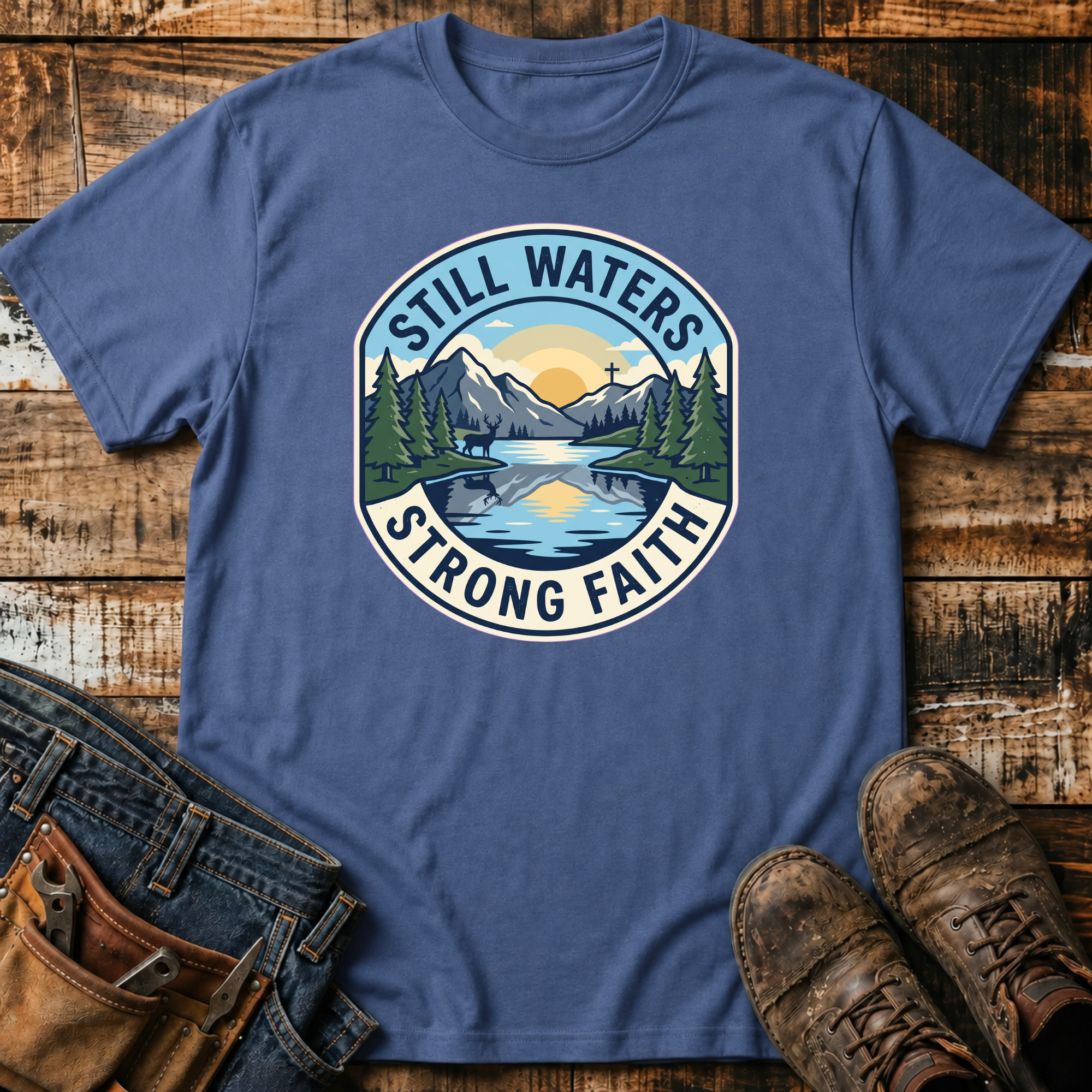 Still Waters Strong Faith T-Shirt