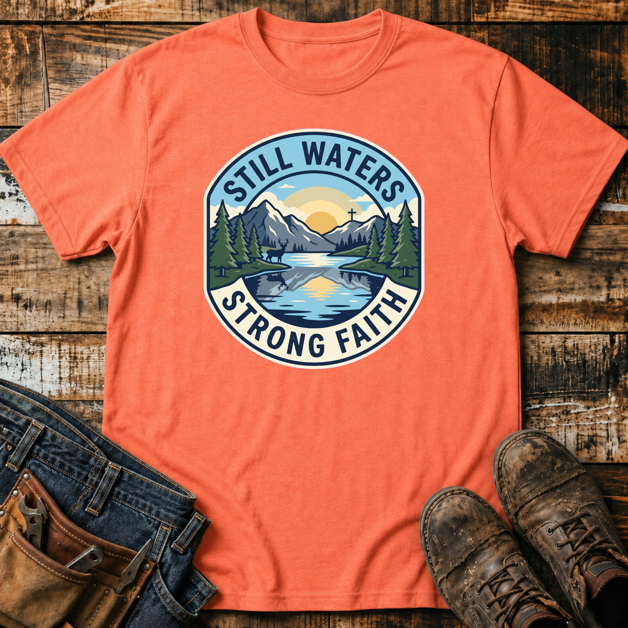 Still Waters Strong Faith T-Shirt