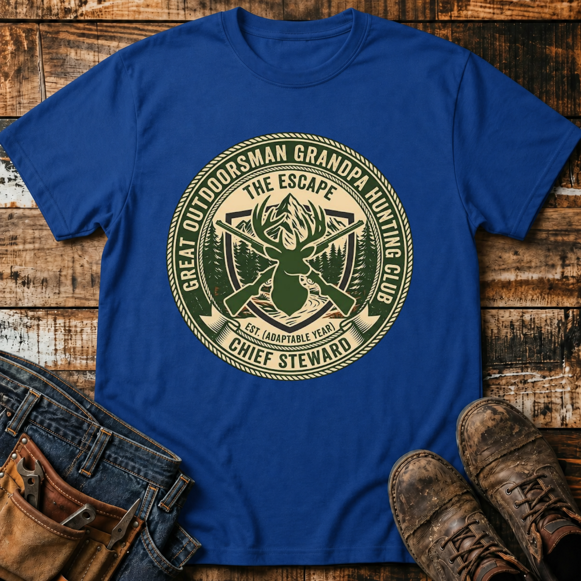 Grandpa Hunting Club T-Shirt