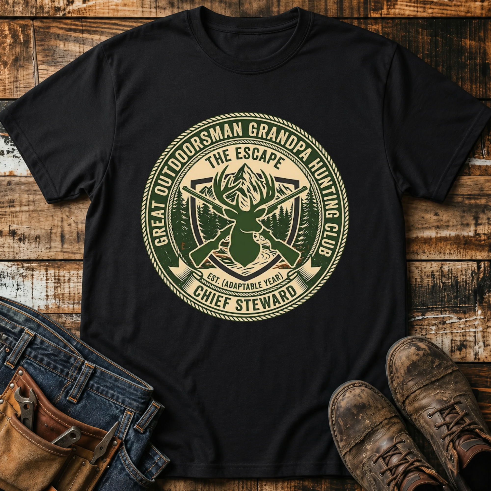 Grandpa Hunting Club T-Shirt