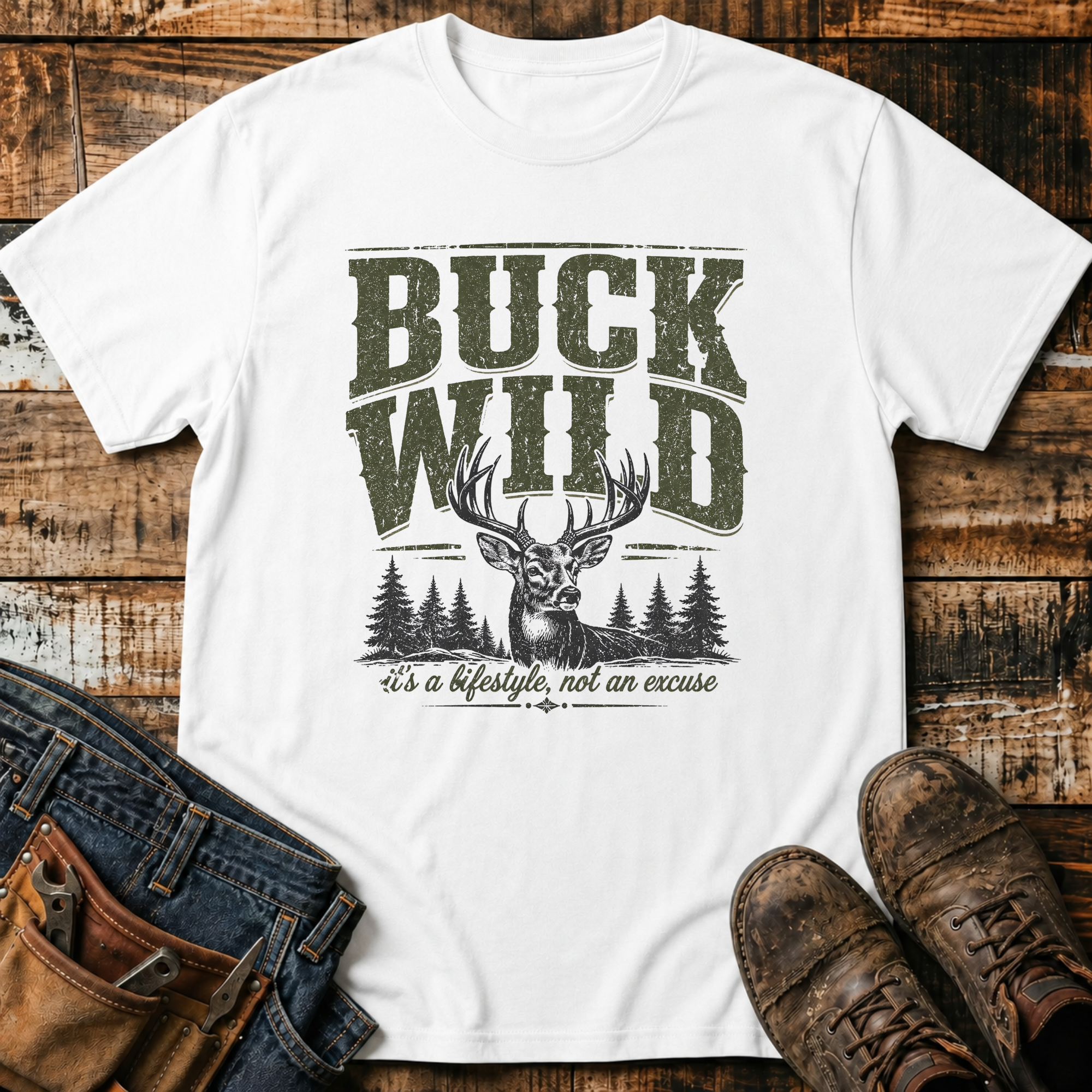 Buck Wild Deer T-Shirt