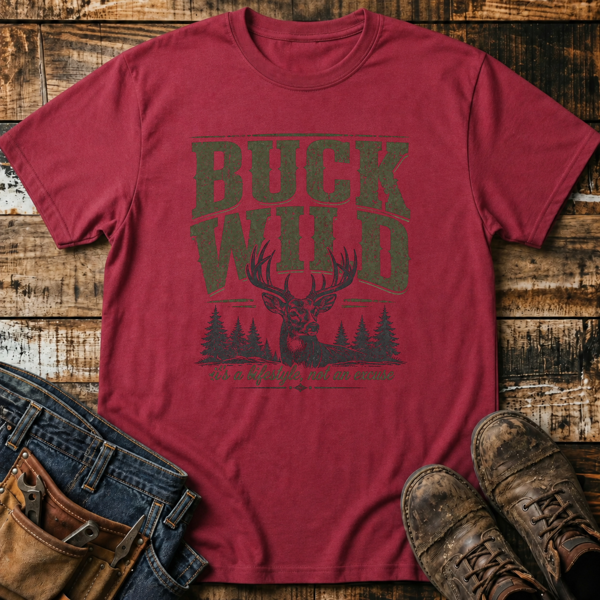 Buck Wild Deer T-Shirt