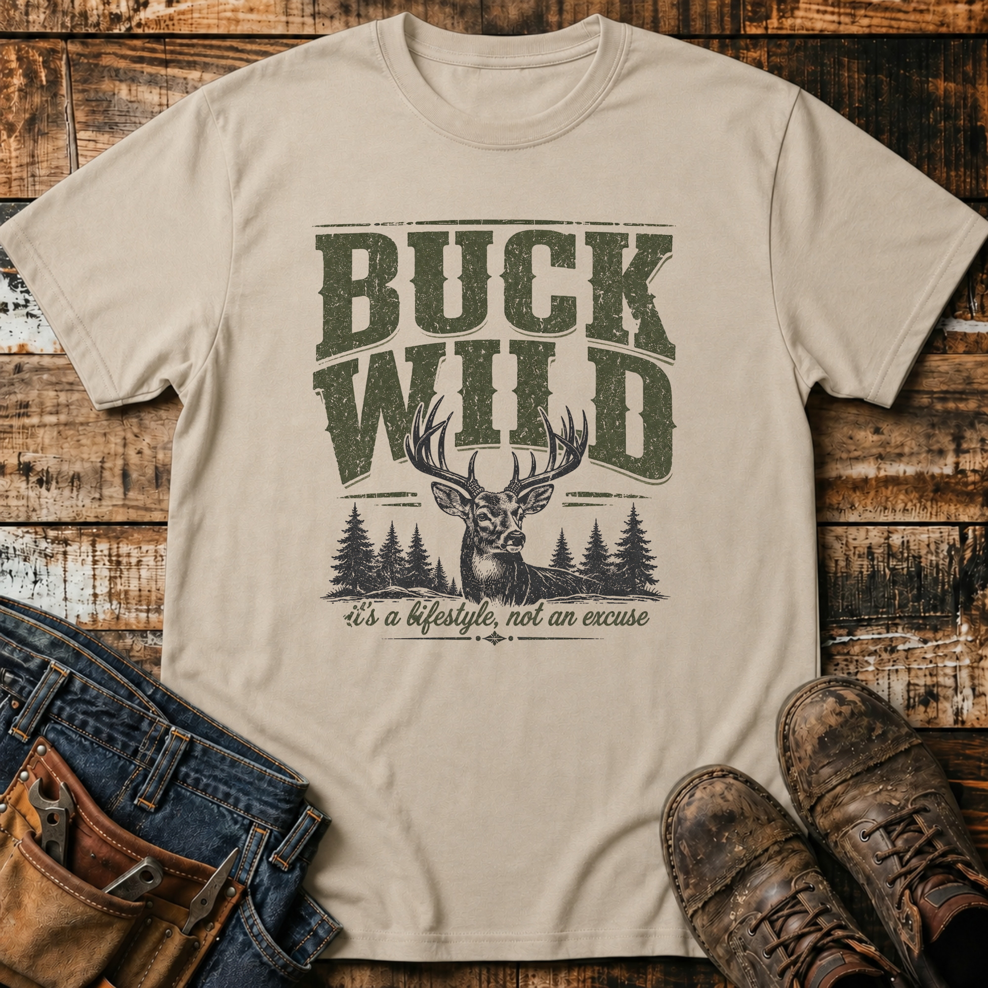 Buck Wild Deer T-Shirt