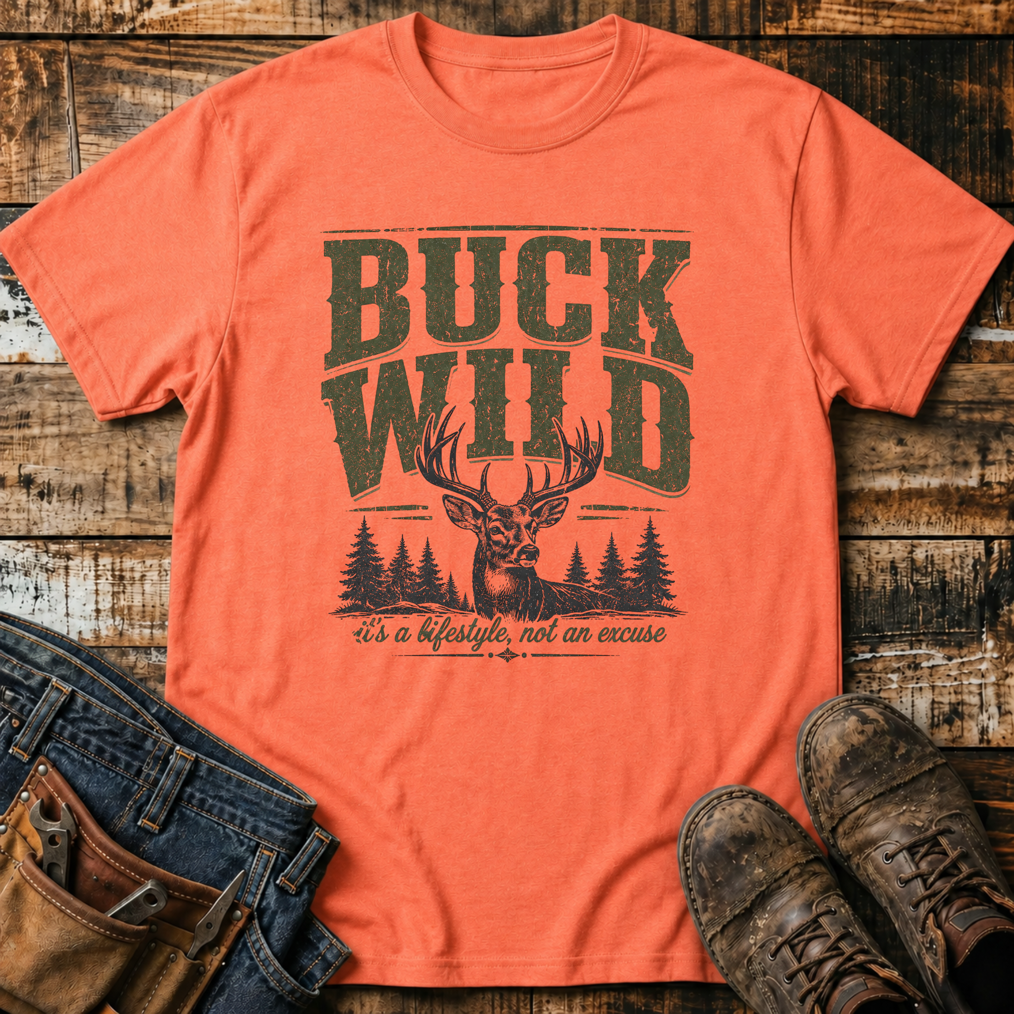 Buck Wild Deer T-Shirt