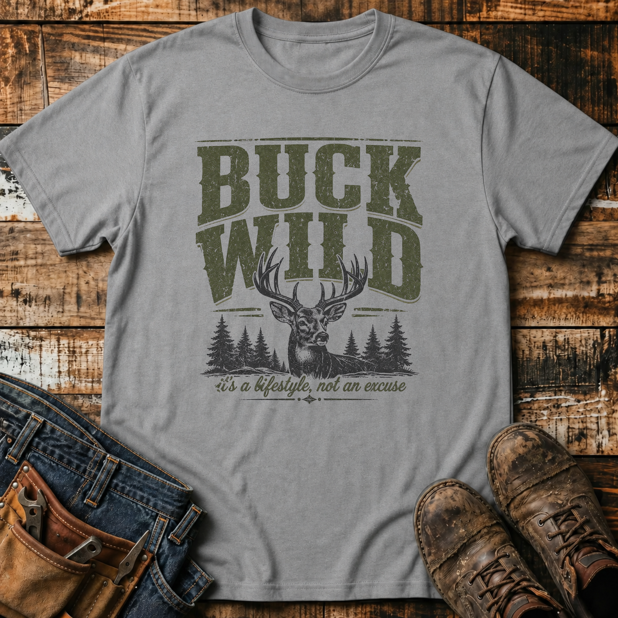 Buck Wild Deer T-Shirt
