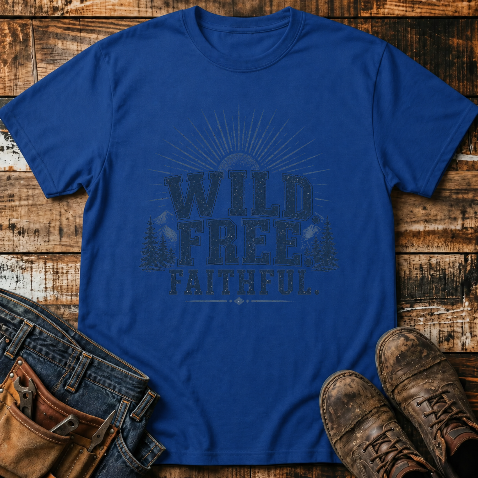 Wild. Free. Faithful. T-Shirt