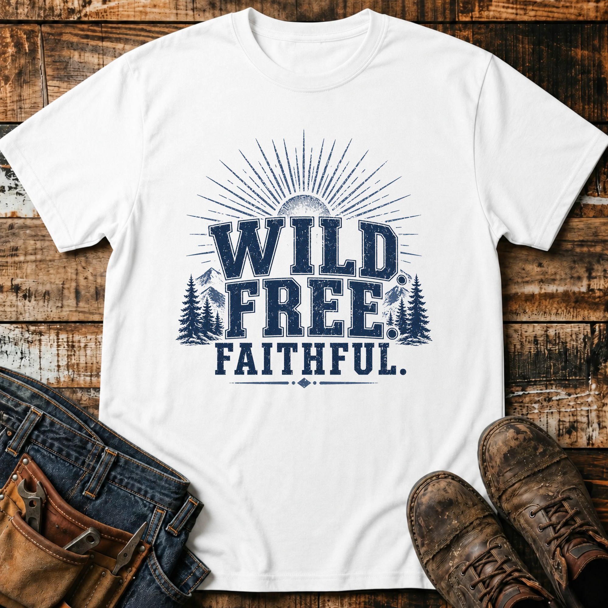 Wild. Free. Faithful. T-Shirt