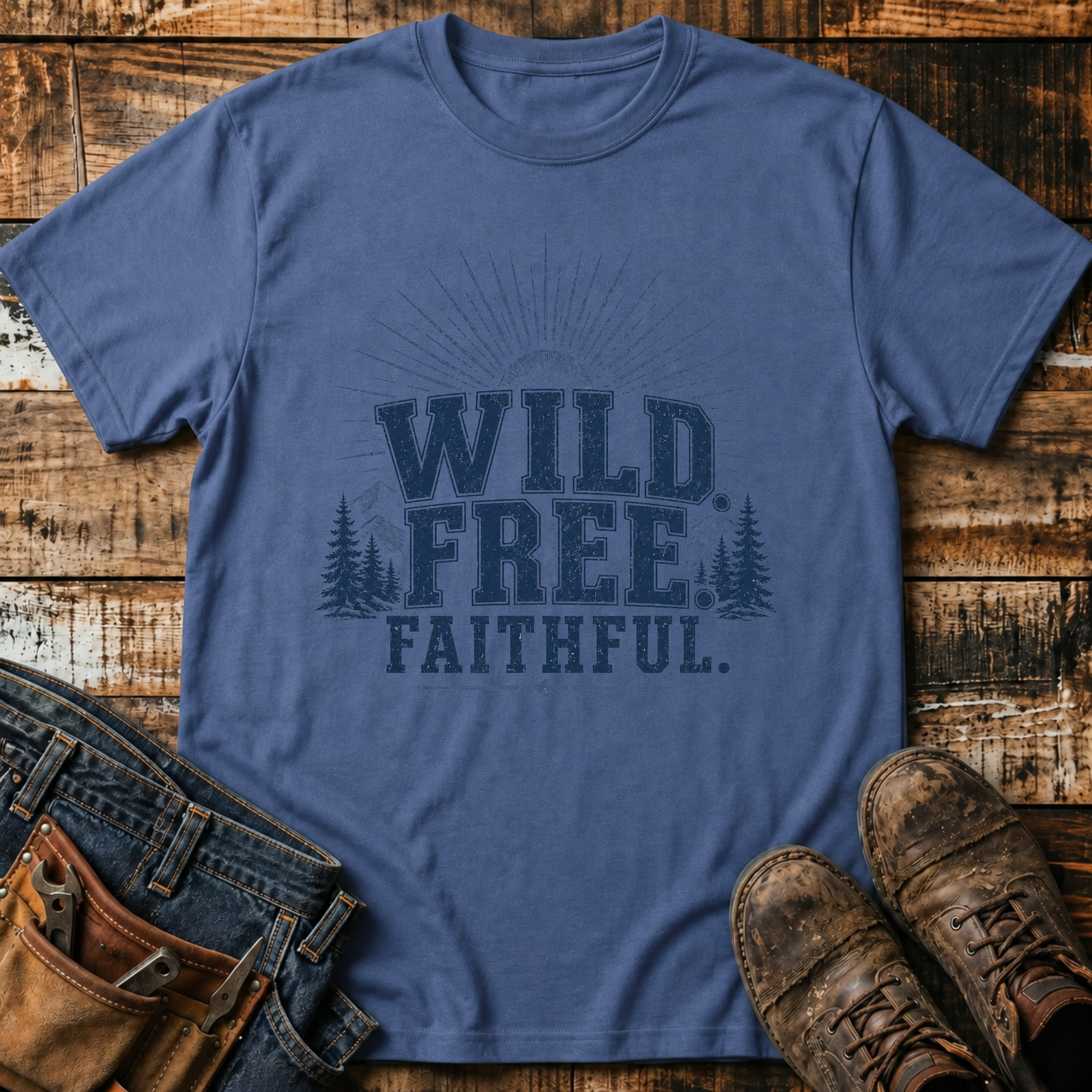 Wild. Free. Faithful. T-Shirt
