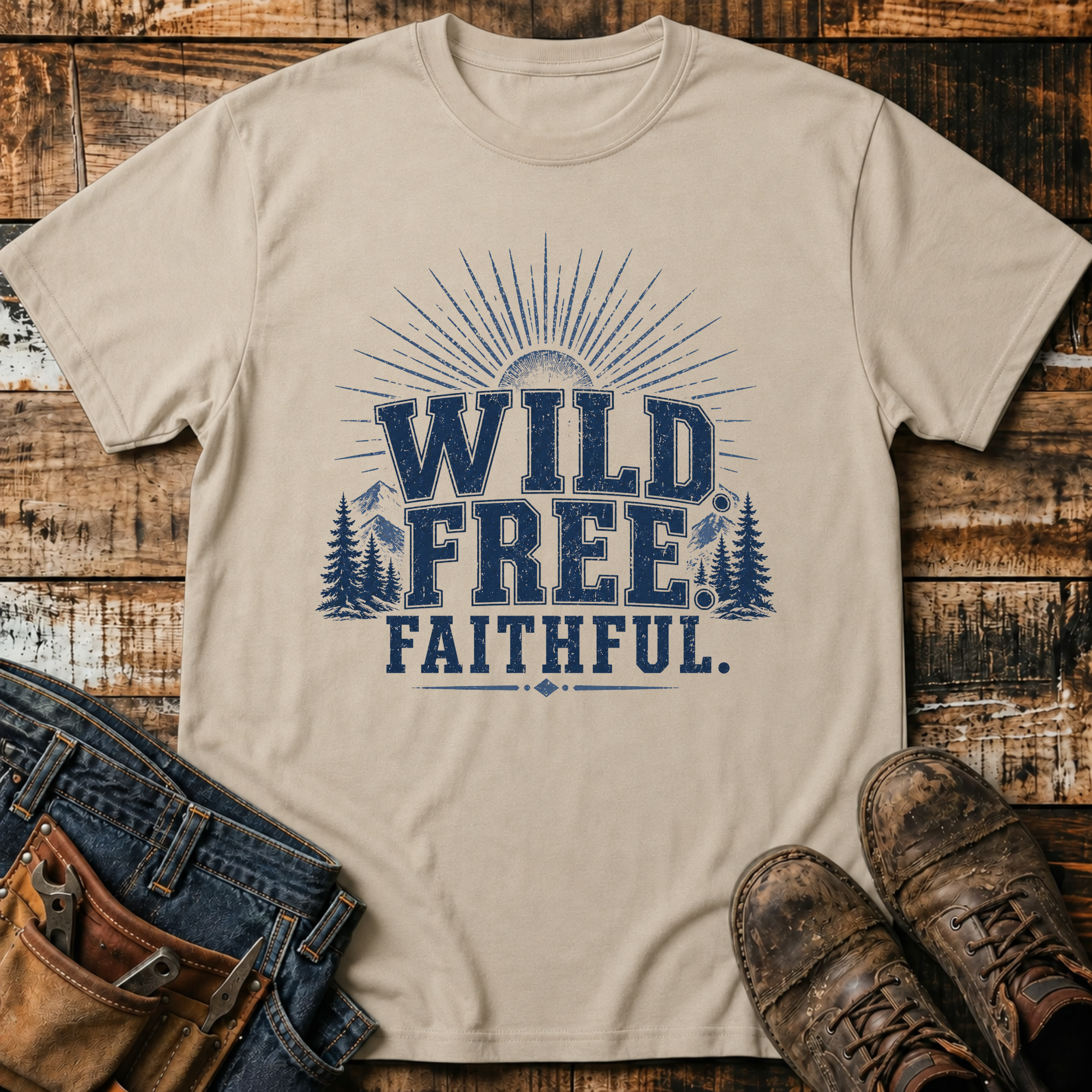 Wild. Free. Faithful. T-Shirt