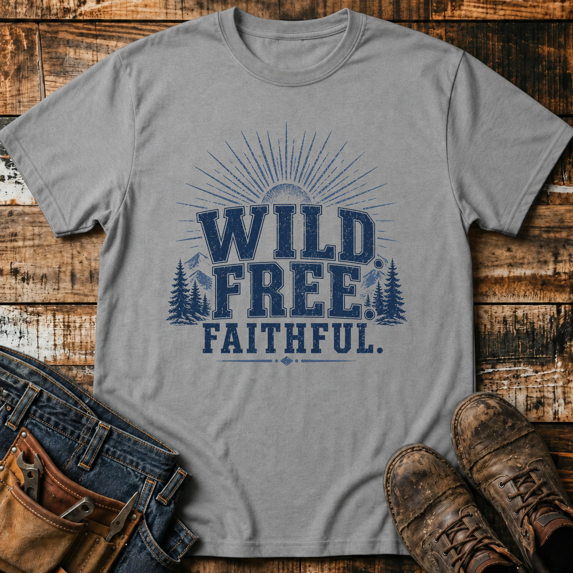Wild. Free. Faithful. T-Shirt