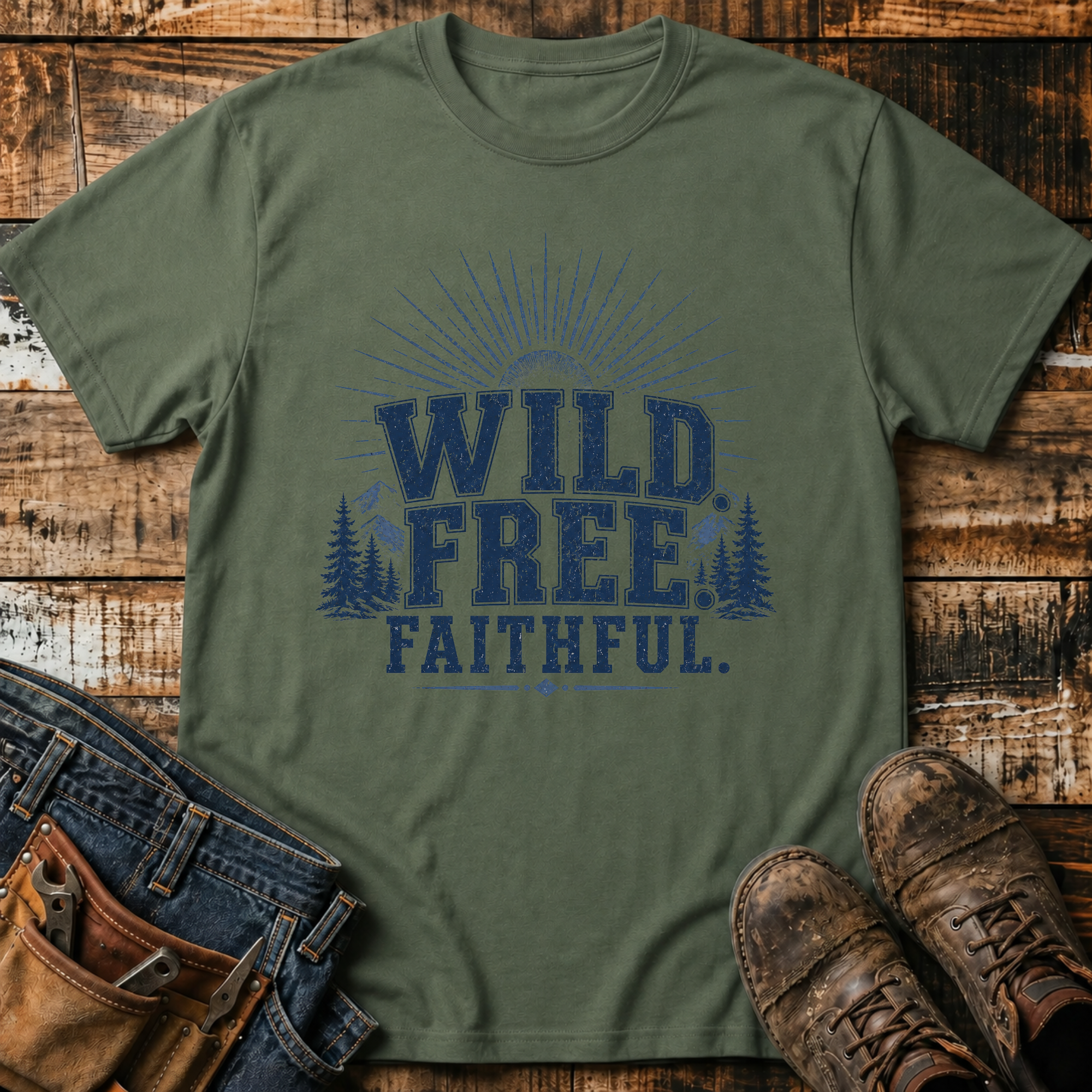 Wild. Free. Faithful. T-Shirt