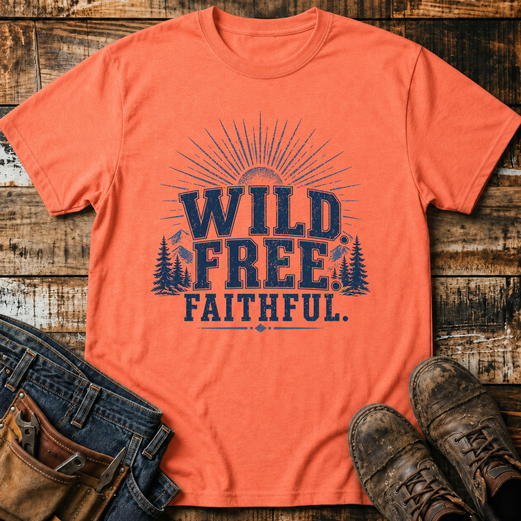 Wild. Free. Faithful. T-Shirt