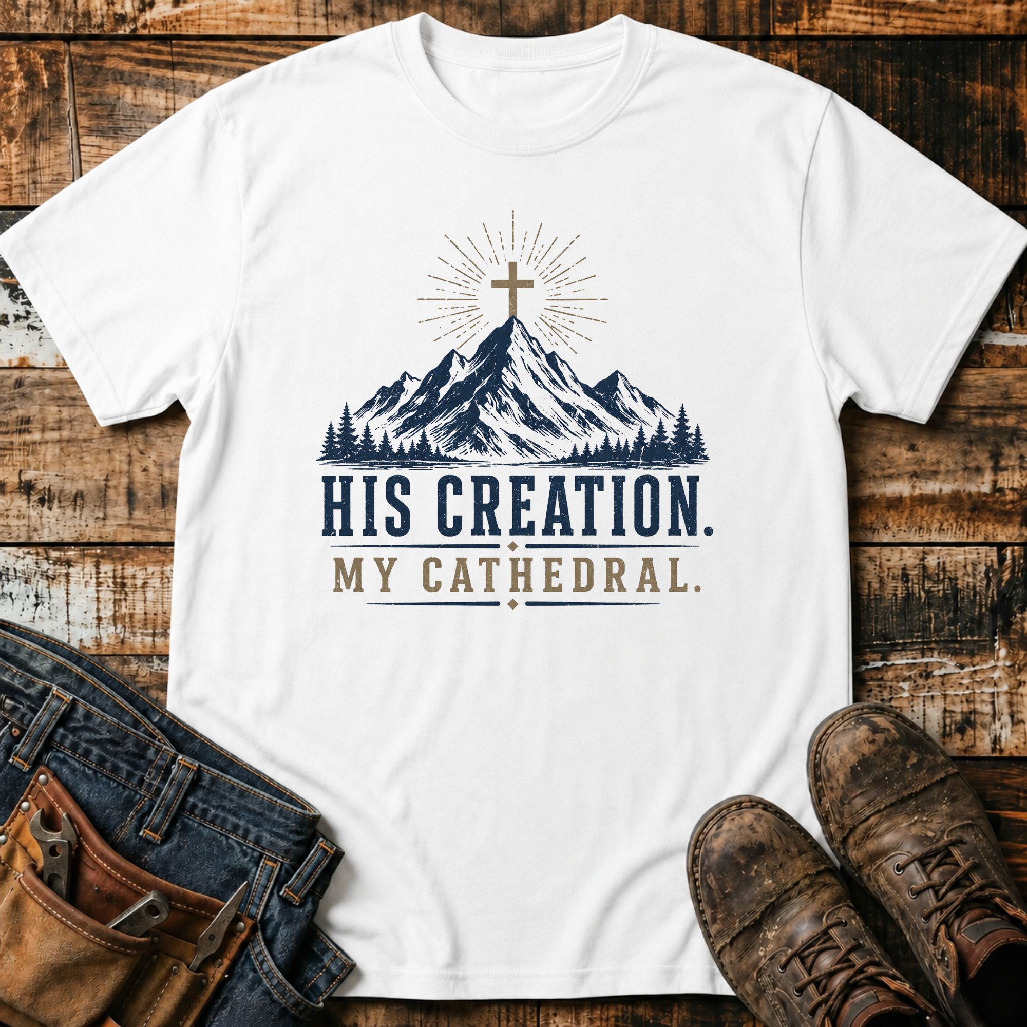 His Creation. My Cathedral. T-Shirt