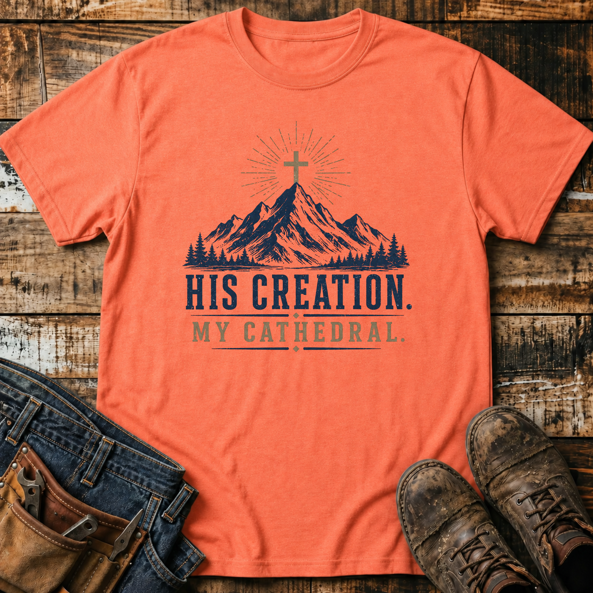 His Creation. My Cathedral. T-Shirt