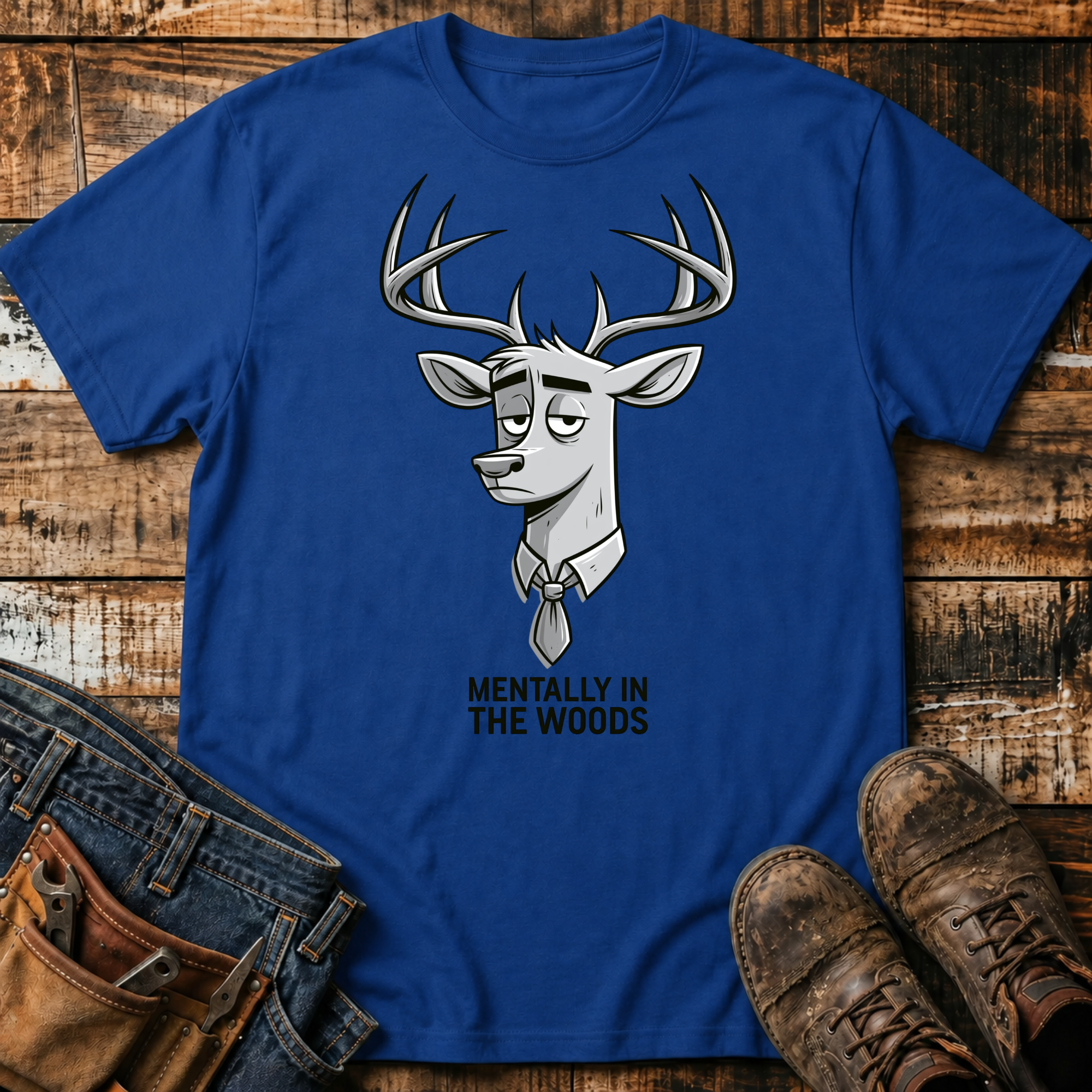 Mentally in the Woods Deer T-Shirt