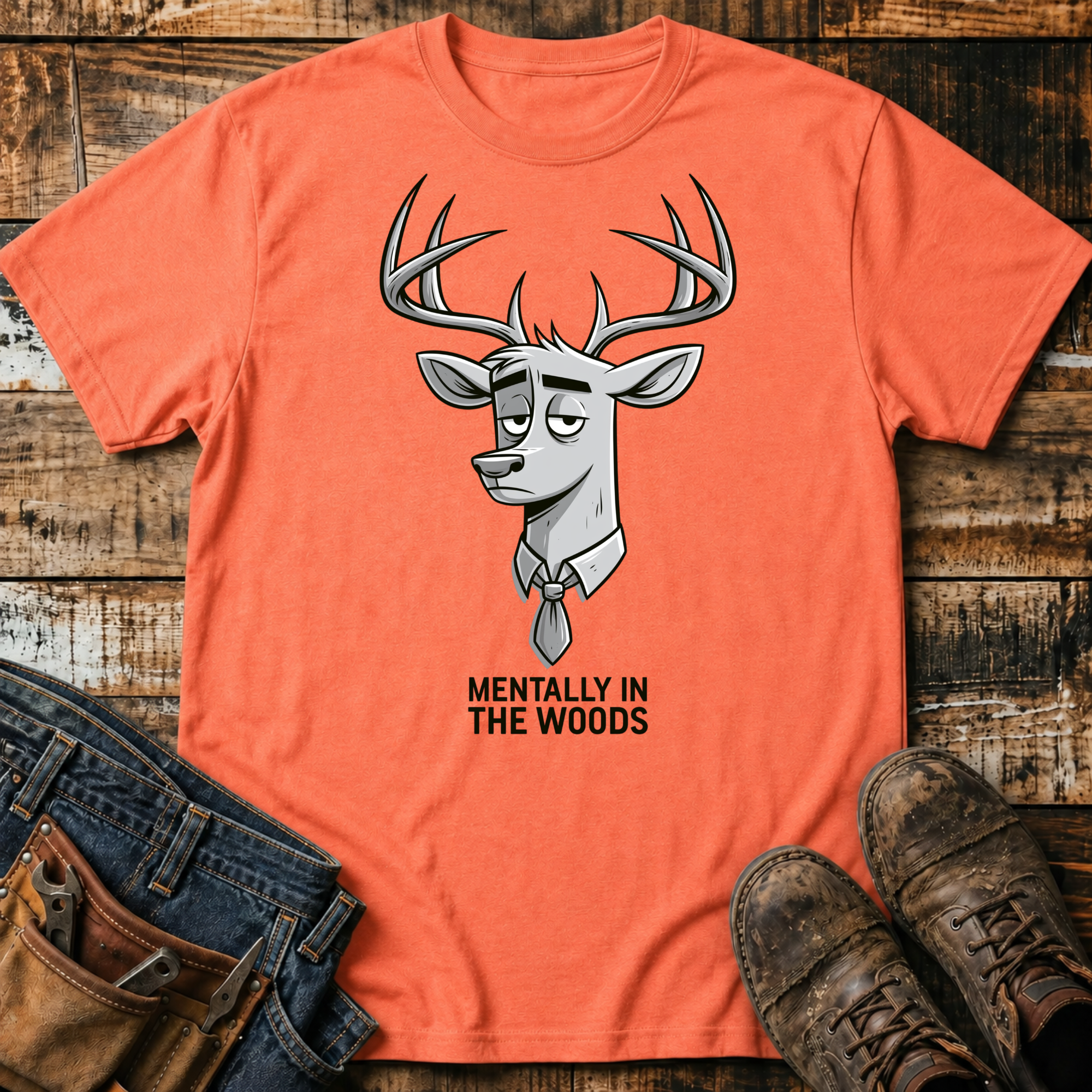 Mentally in the Woods Deer T-Shirt