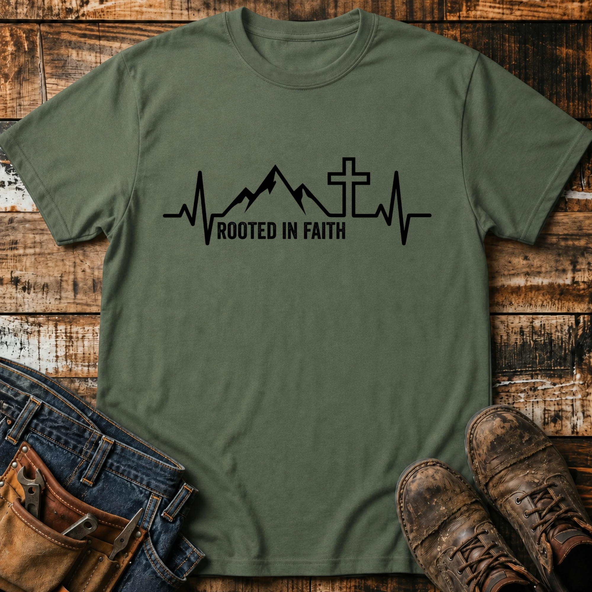 Rooted in Faith T-Shirt